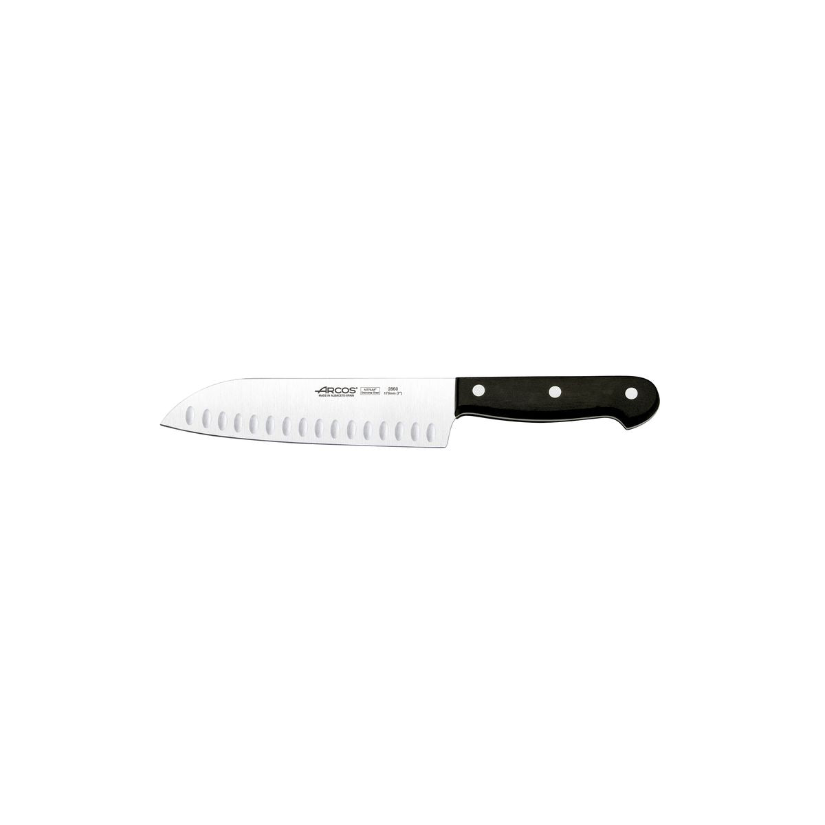 Arcos Universal Santoku Knife Granton Edge (170mm)