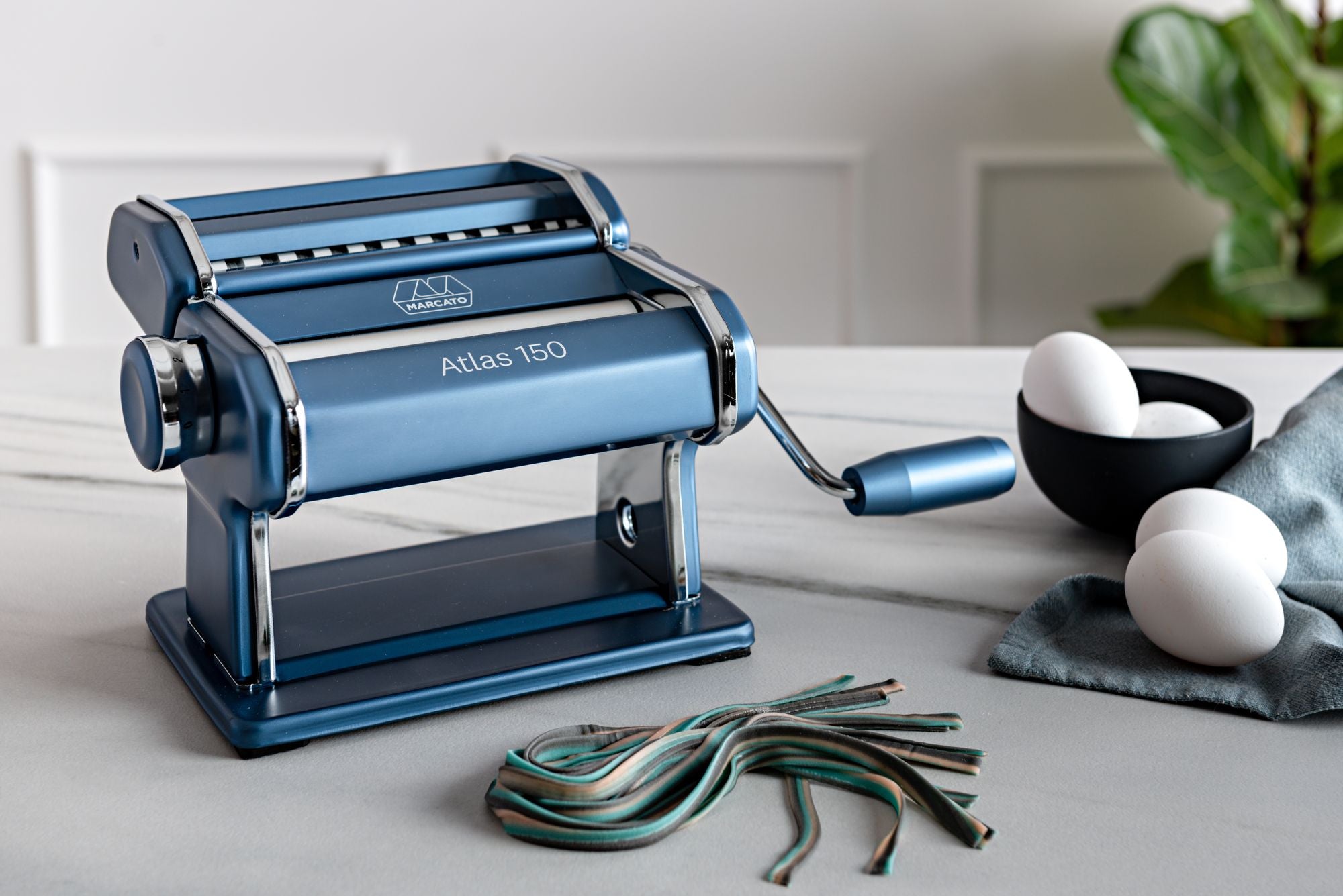 Marcato Atlas 150 Design Pasta Machine - Powder Blue