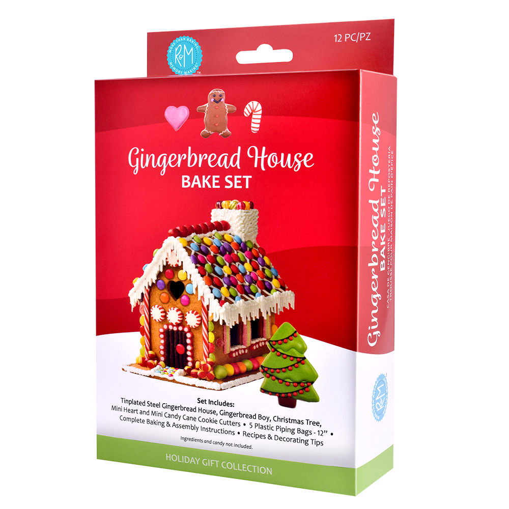 R&M 7 Piece Gingerbread House Bake Set