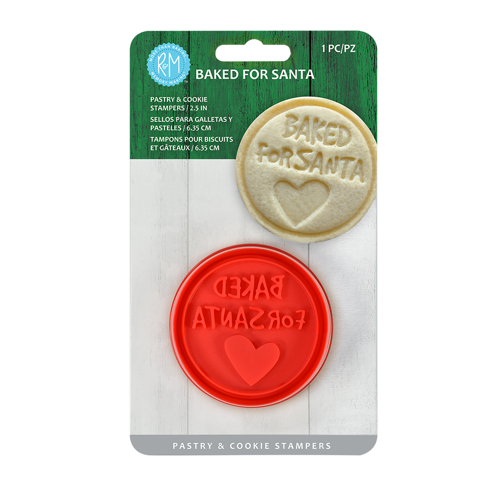 R&M Baked for Santa Pastry & Cookie Stamper – 6.4cm