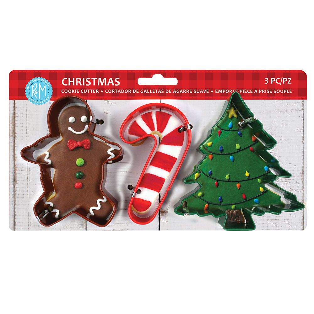R&M Xmas Cookie Cutter Set 3 - Multi-Colour