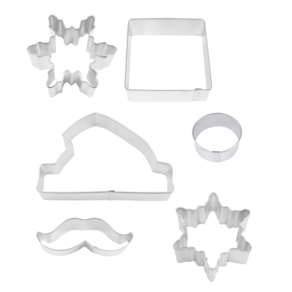 R&M Santa Centrepiece Cookie Cutter Set 6