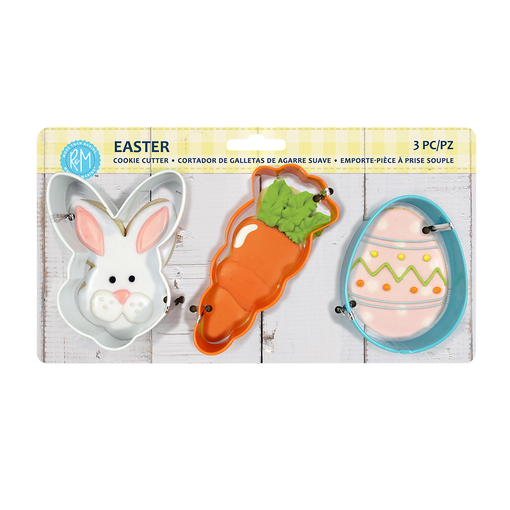 R&M Easter Cookie Cutter Set 3 - Assorted Colours