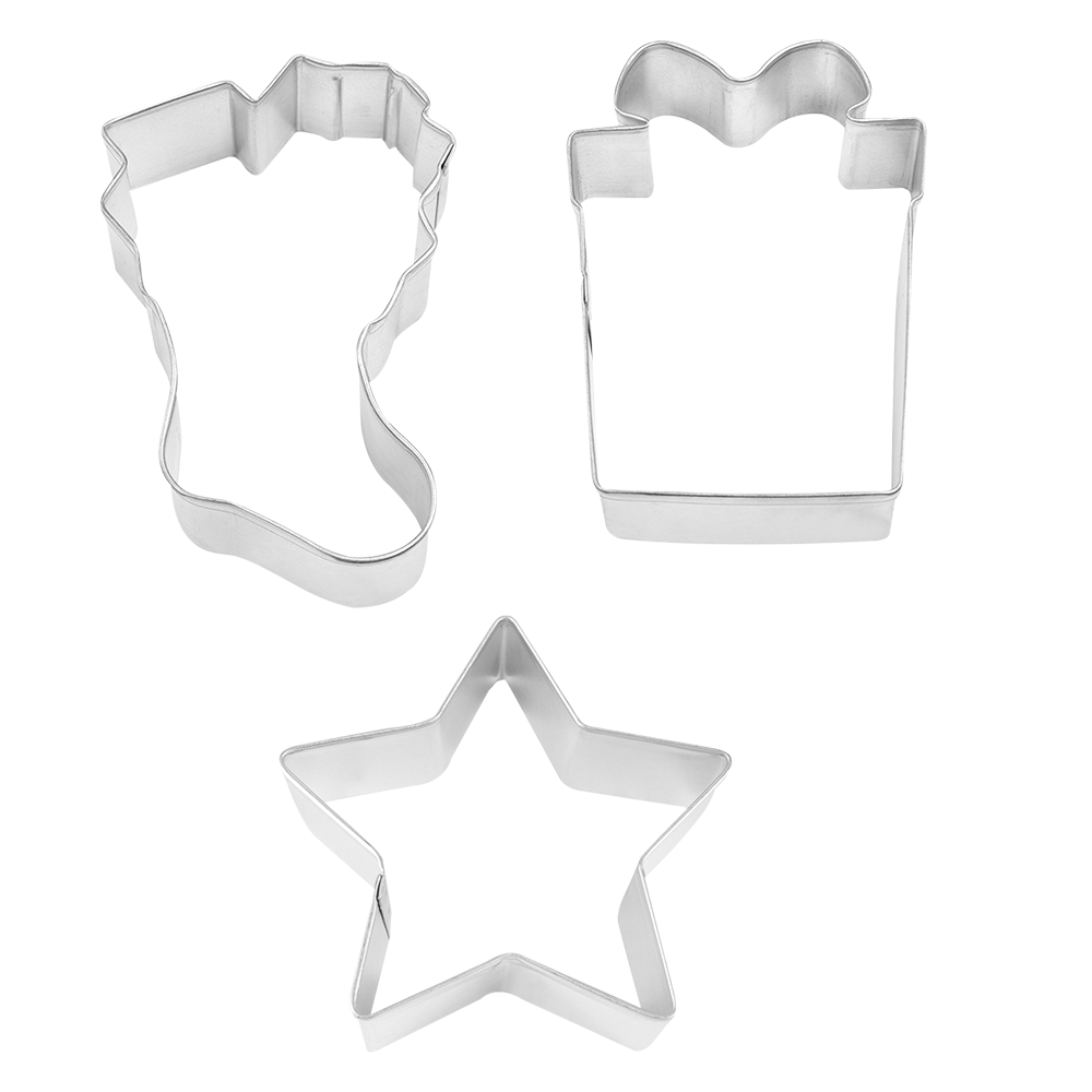 R&M Good Tidings Cookie Cutter Set 3