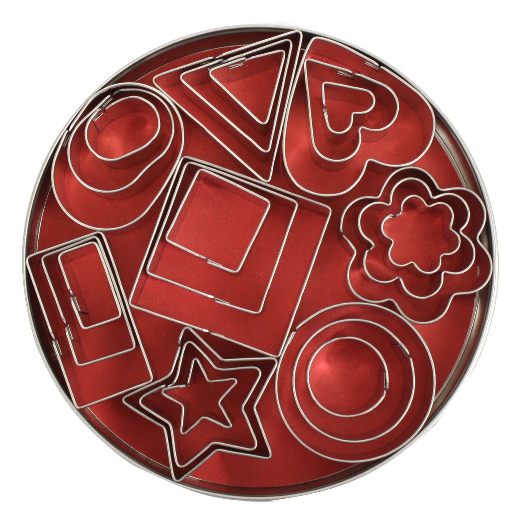 Daily Bake Miniature Cookie Cutter Set – 24 Piece in Tin