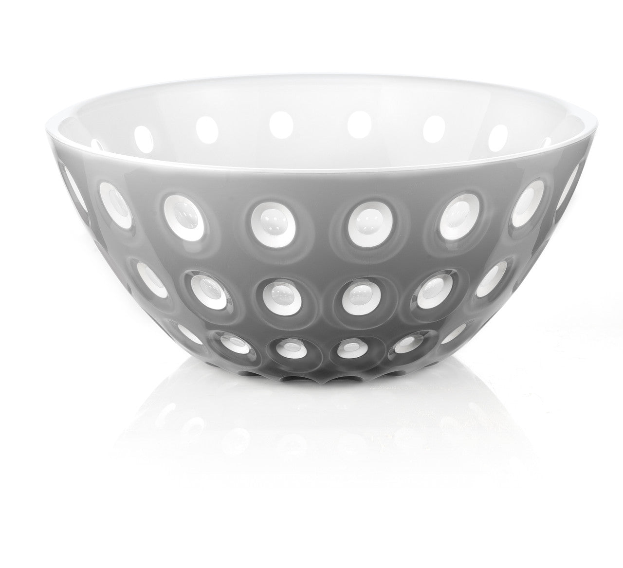 Guzzini Bowl 25cm Grey/wht/trans