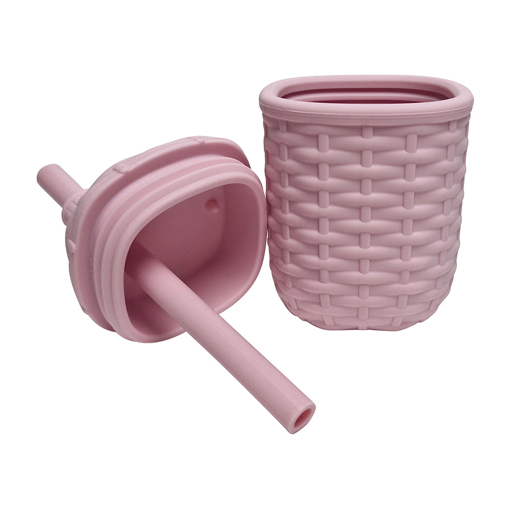 Annabel Trends Silicone Rattan Dinner Set Aqua