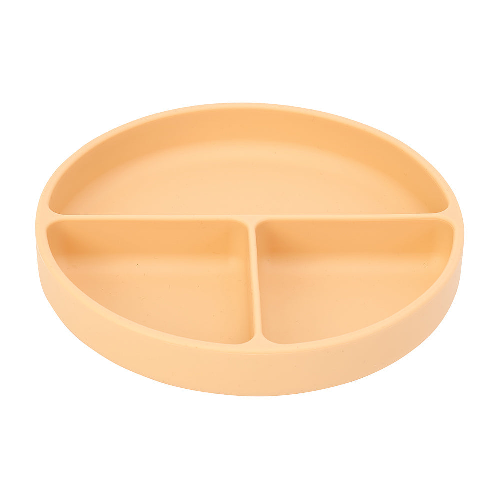 Annabel Trends Silicone Suction Divided Plate Blush Pink