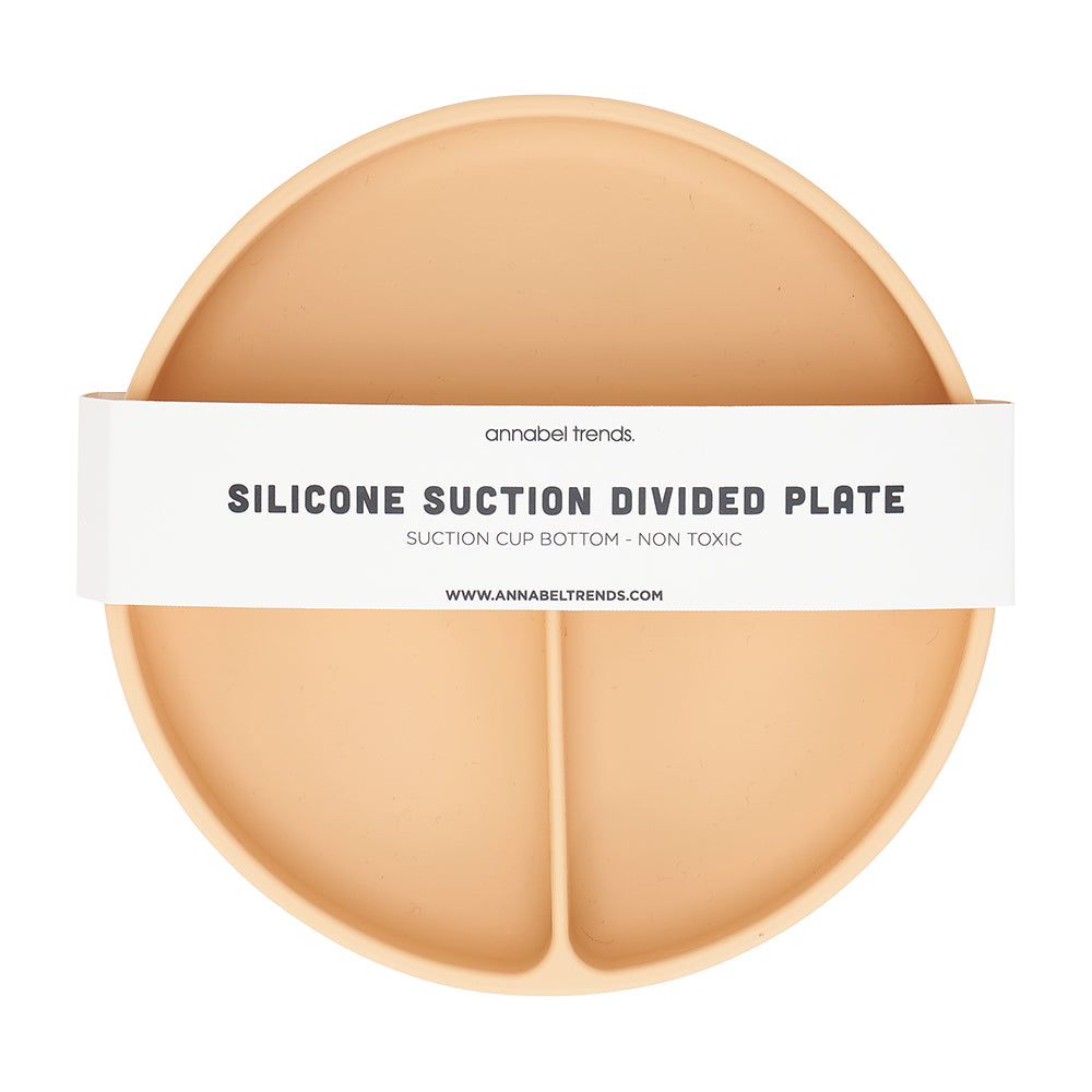 Annabel Trends Silicone Suction Divided Plate Moss