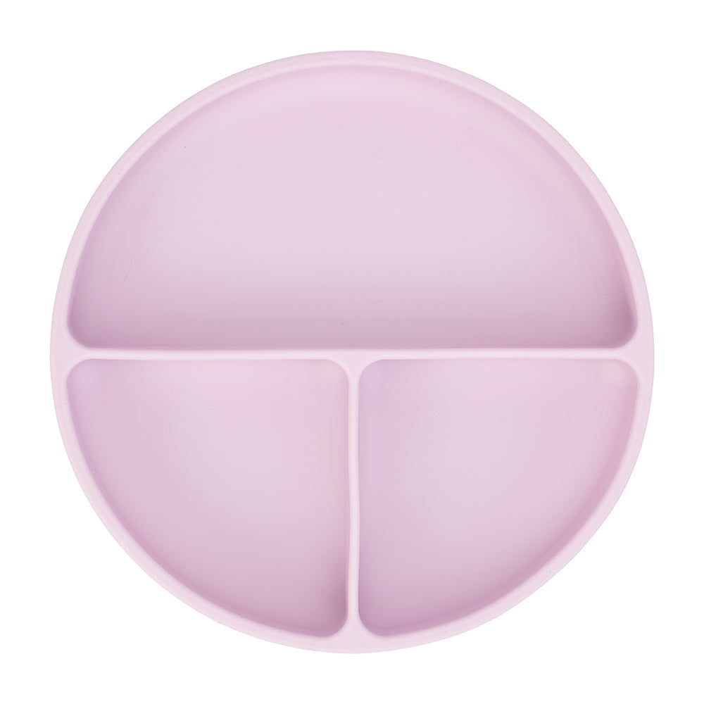 Annabel Trends Silicone Suction Divided Plate Lemon