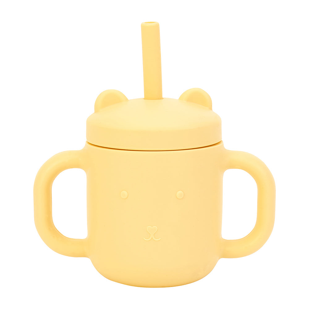 Annabel Trends Mini Sippi Bear with Handles Lemon