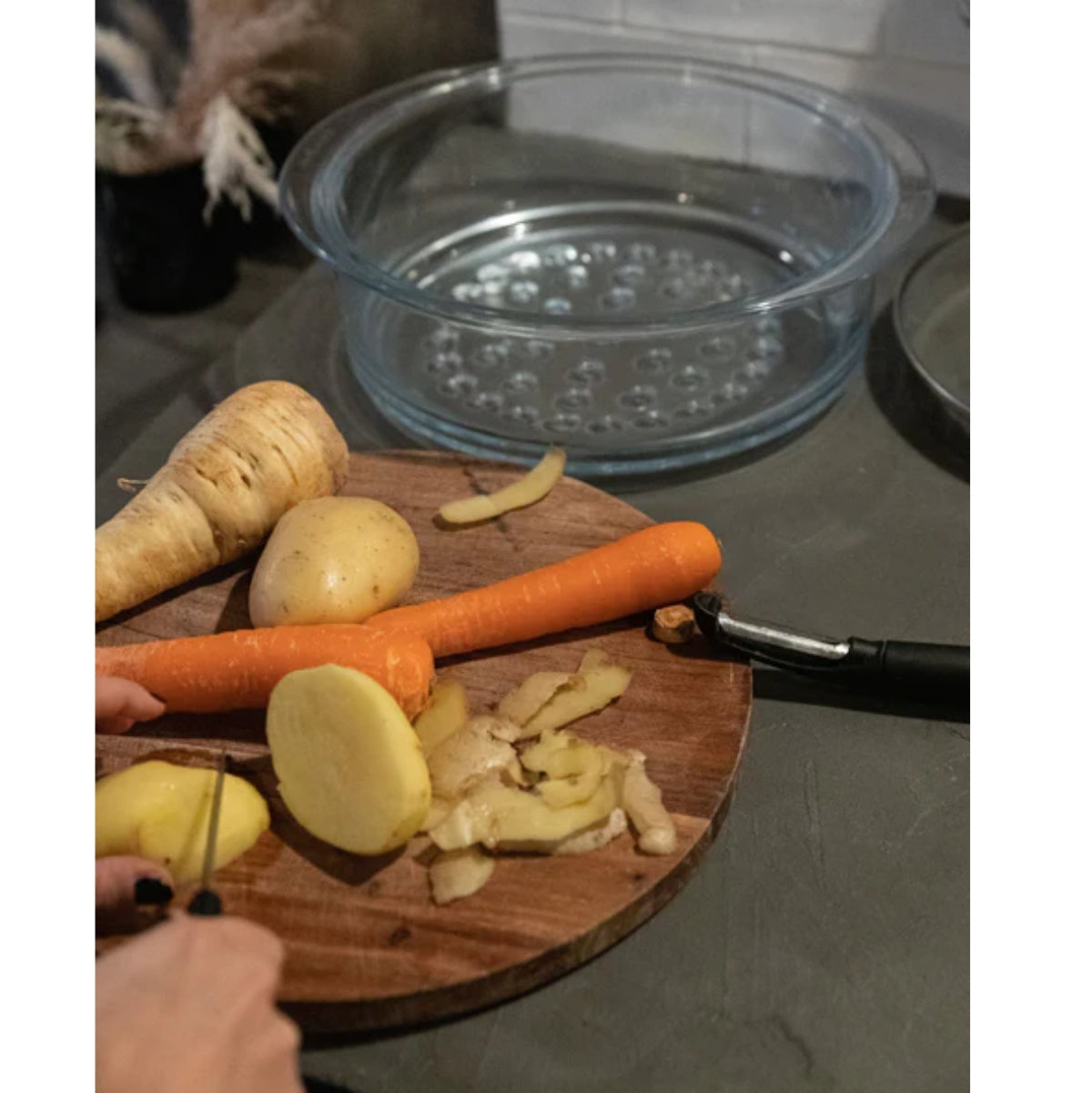 Pyrex Glass Steamer Basket 20cm