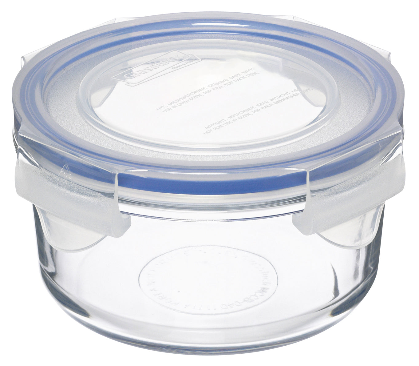 Glasslock Tempered Glass Round Container 400ml