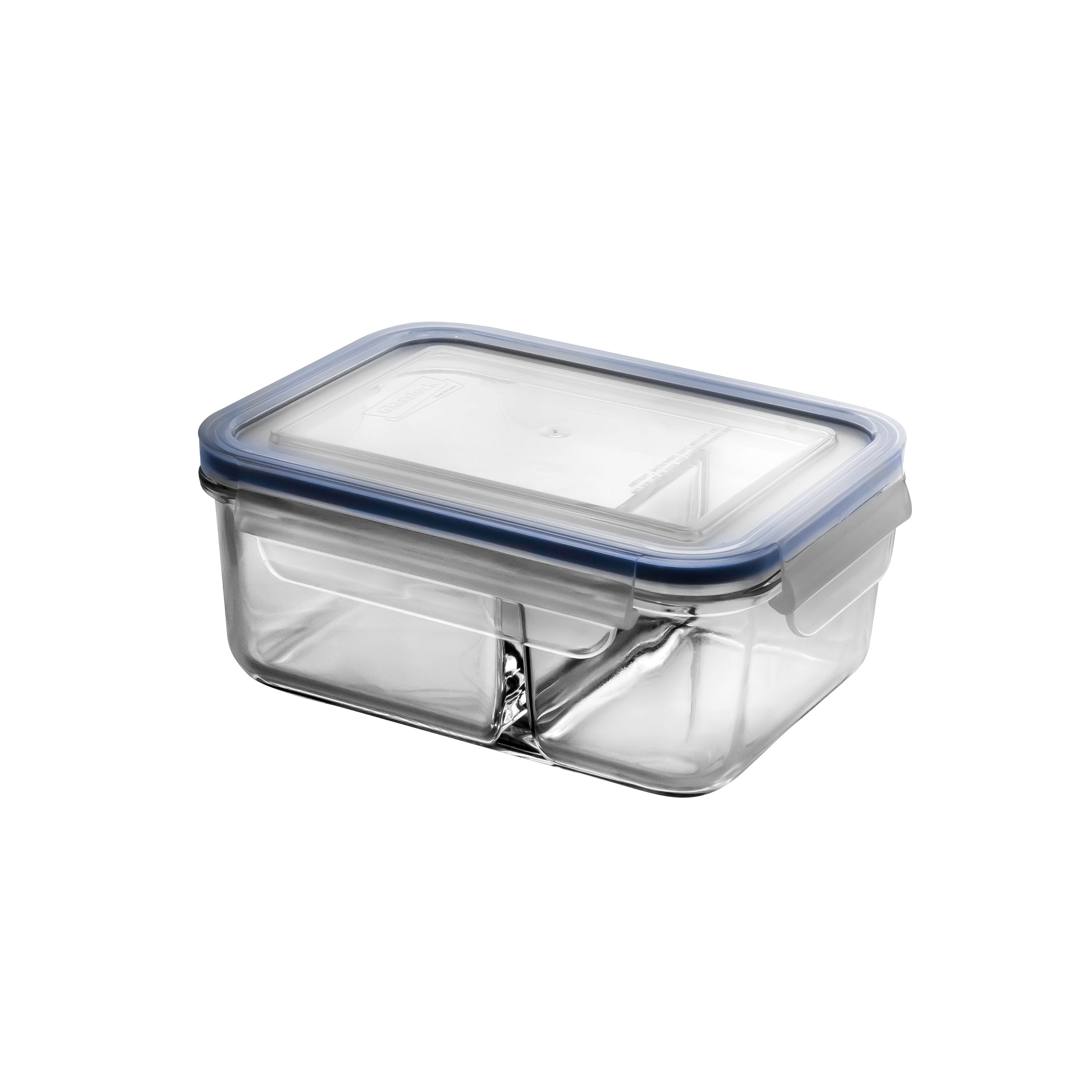 Glasslock Duo Tempered Glass Rectangular Container 1000ml