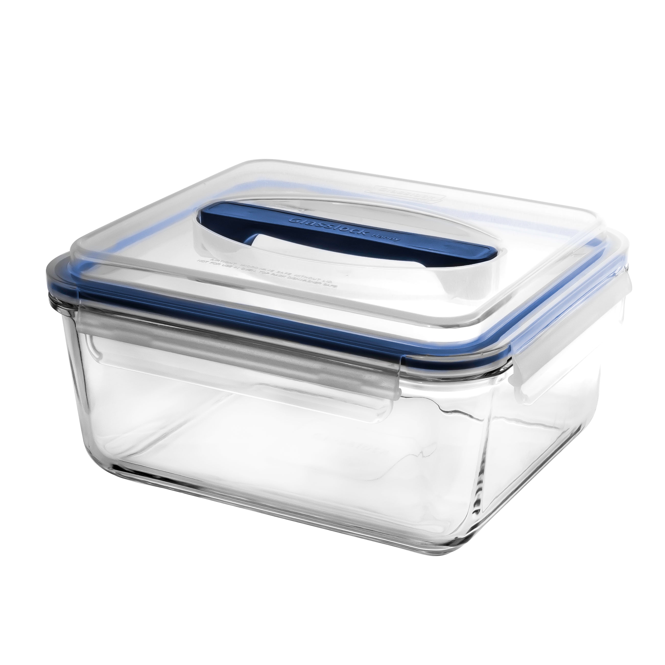 Glasslock Handy Tempered Glass Rectangular Container 2700ml