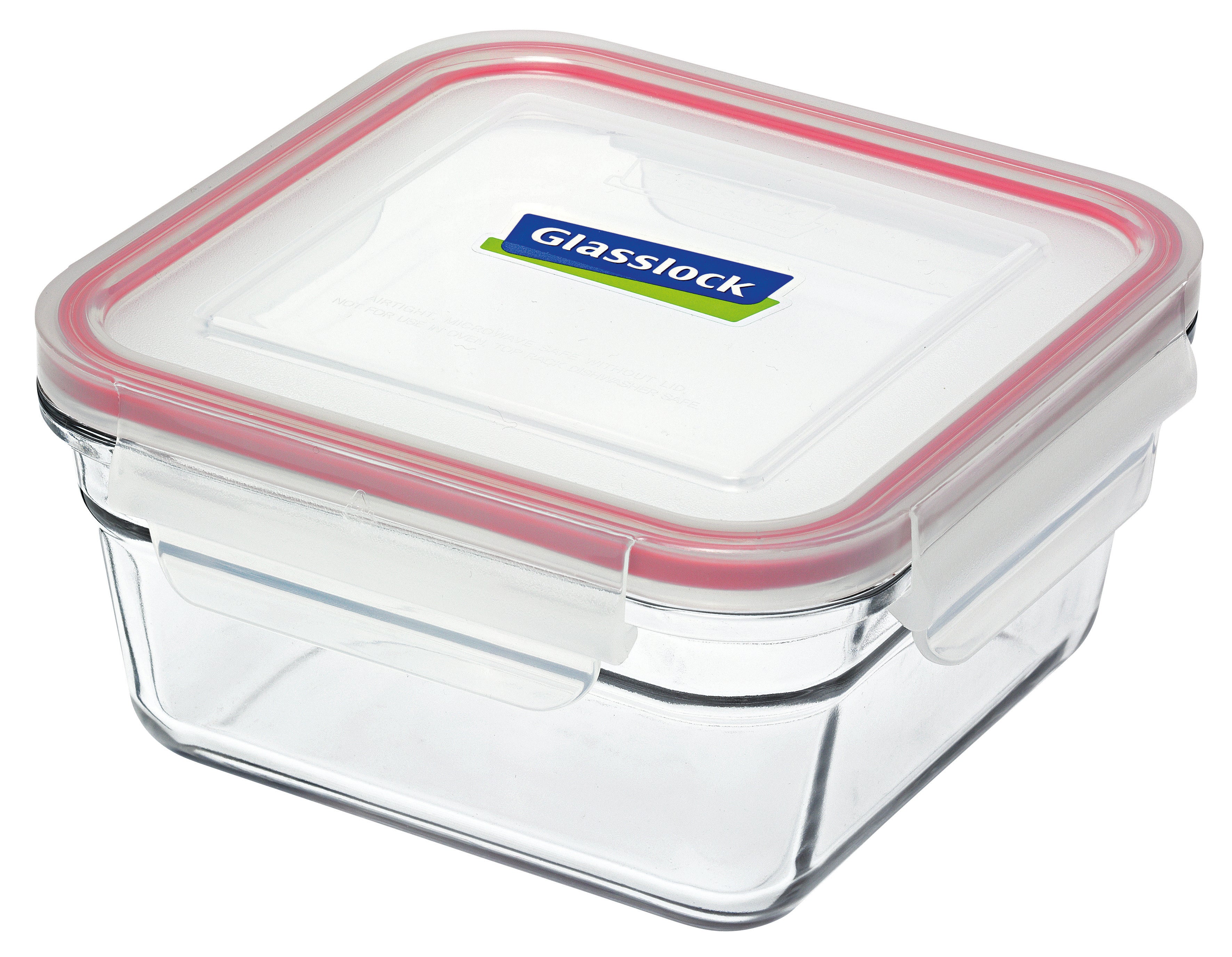 Glasslock Oven Safe Glass Square Container 405ml