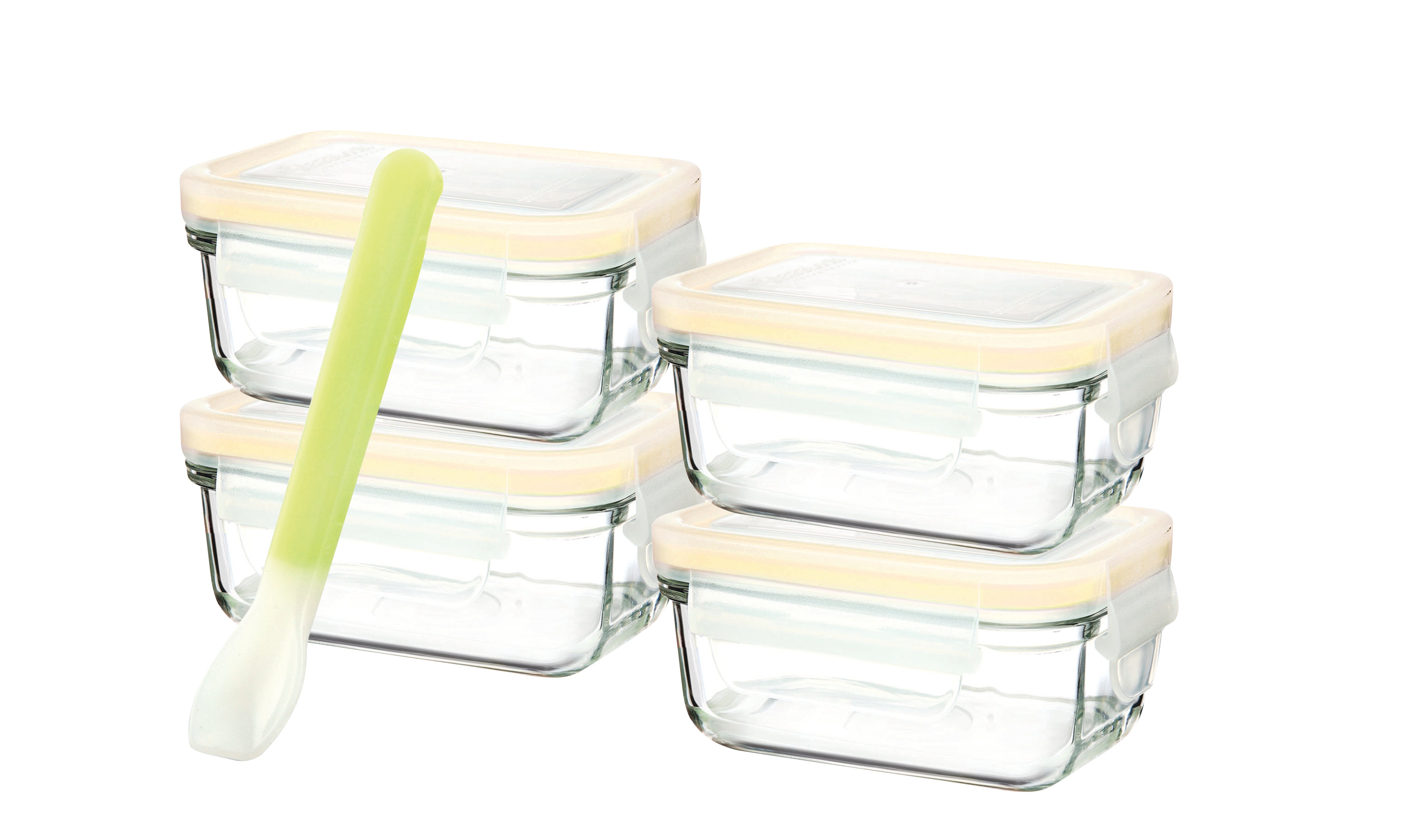 Glasslock Baby 5 Piece Container Set Rectangular 150ml