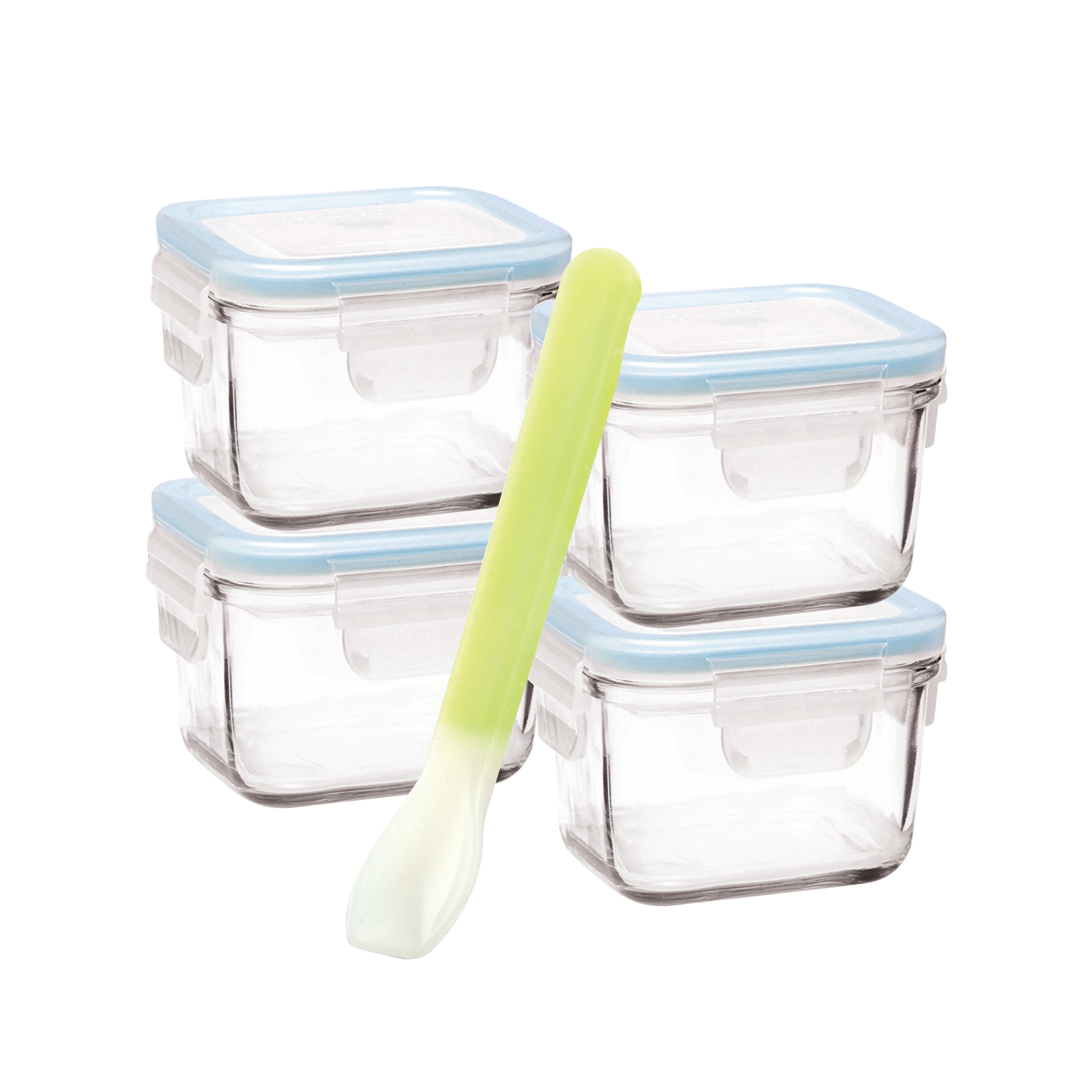 Glasslock Baby 5 Piece Container Set Square 210ml
