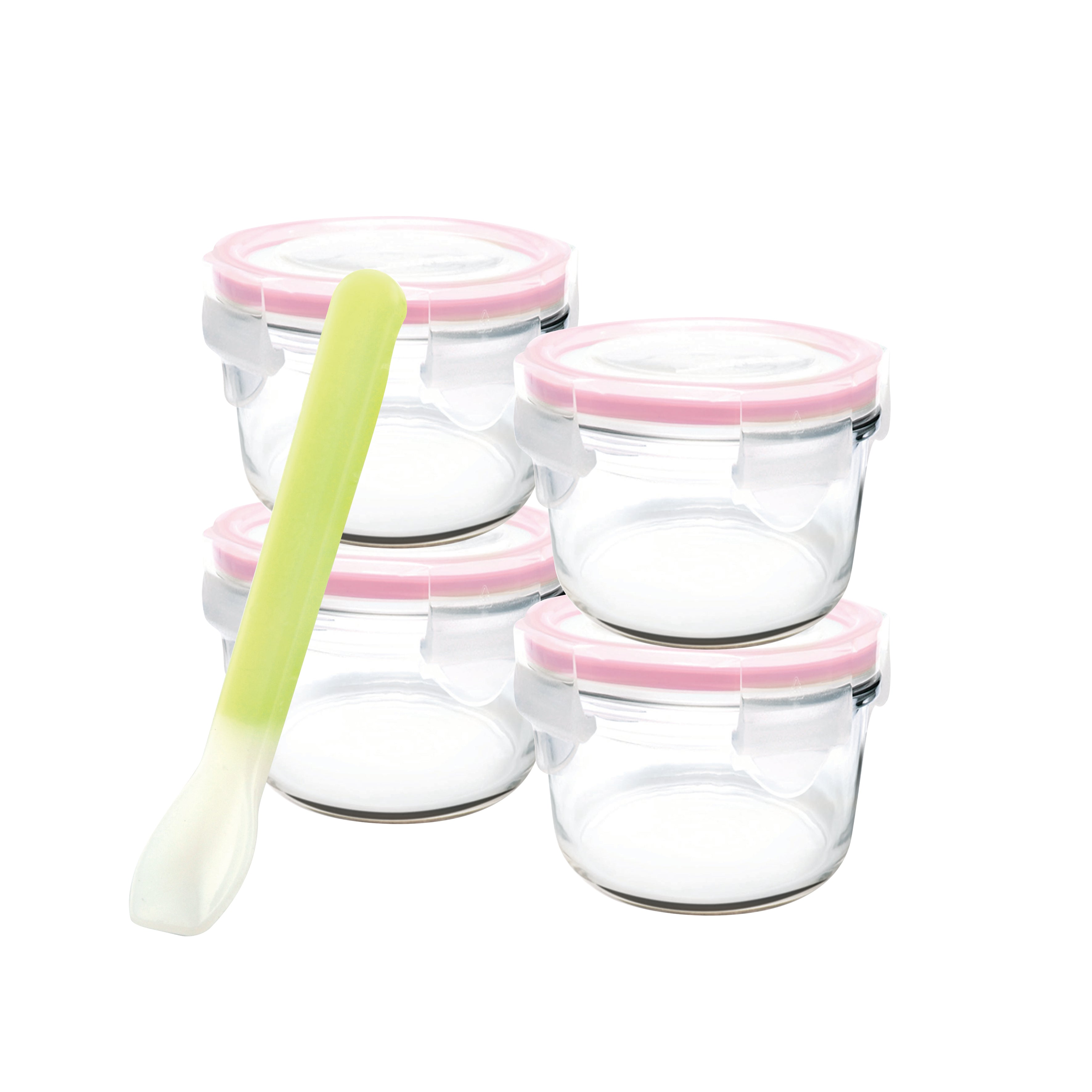 Glasslock Baby 5 Piece Container Set Round 165ml