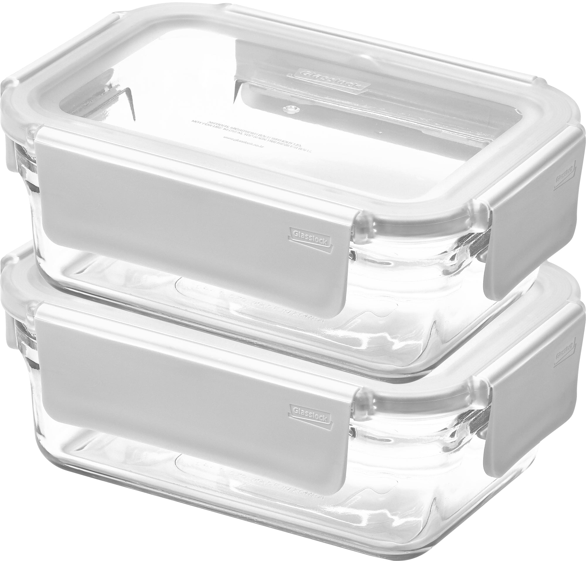 Glasslock Premium Oven Safe Glass 2 Piece Container Set