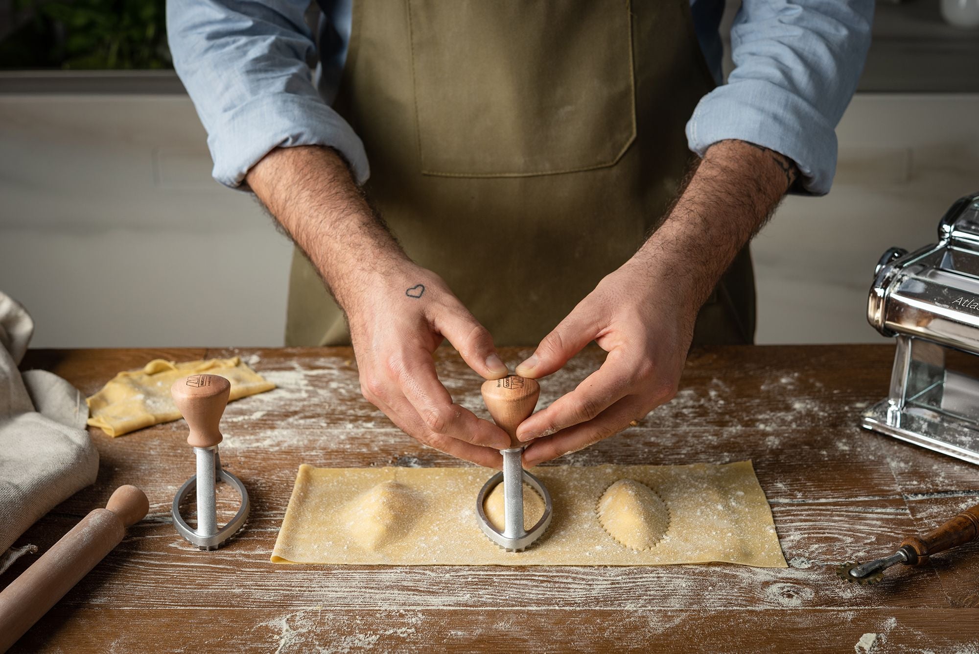 Marcato Ravioli Stamp - Oval 100mm