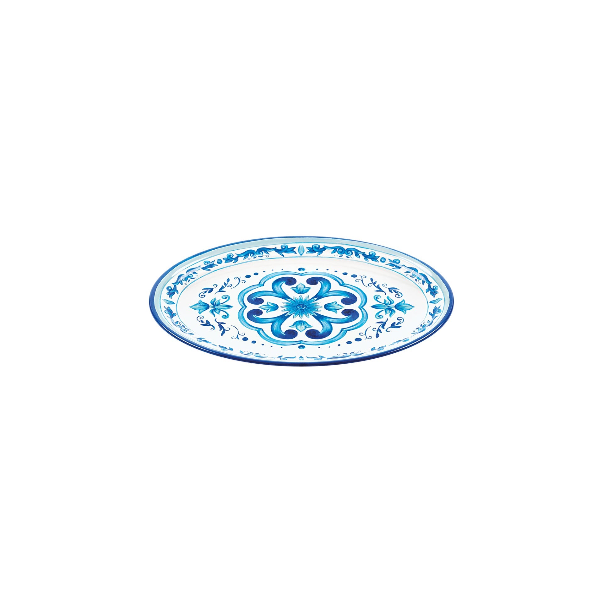 Guzzini Blues Small Oval Tray 35.5x25.5cm