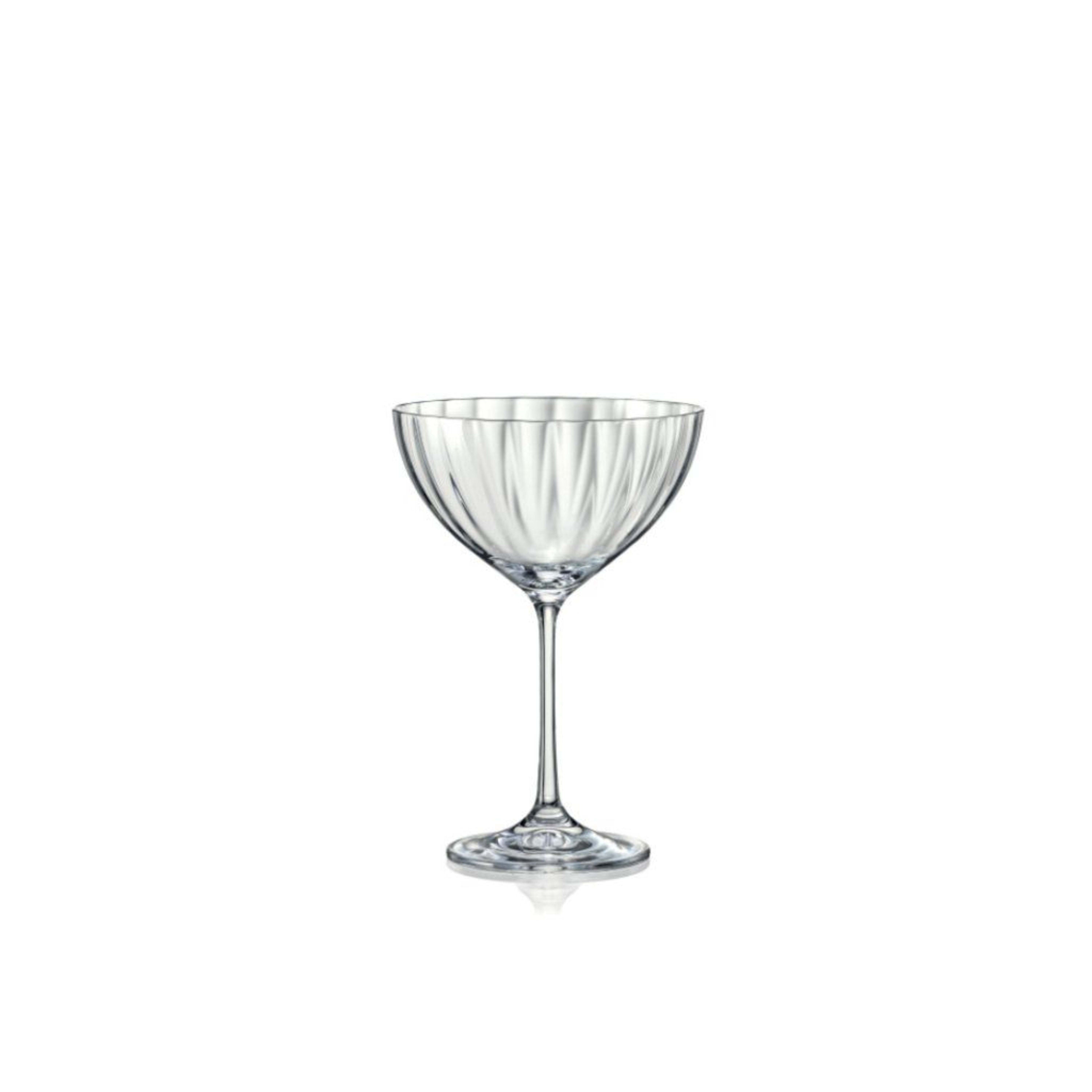 Bohemia Waterfall Cocktail Glass 6 Piece Set 340ml
