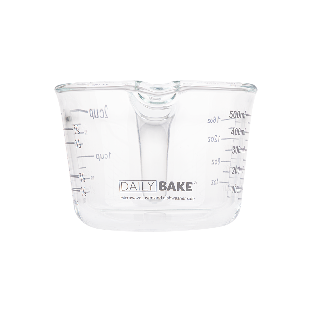 Daily Bake Borosilicate Glass Measure Jug 2 Cup/500ml