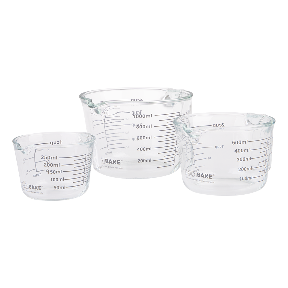Daily Bake Borosilicate Glass Measure Jug 2 Cup/500ml