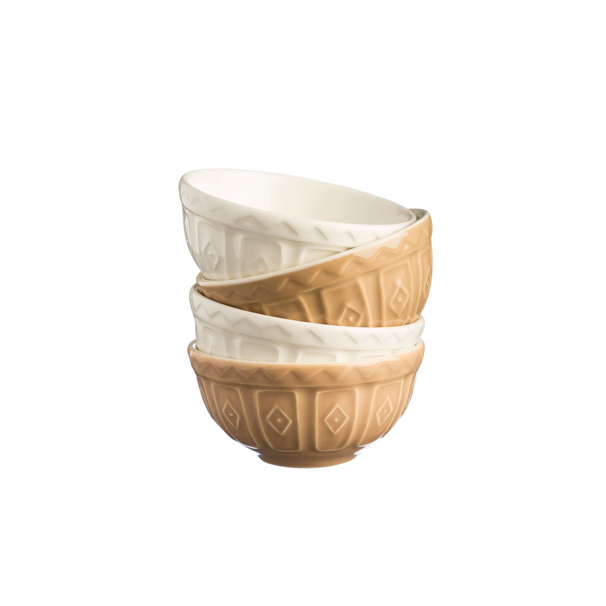 Mason Cash Cane Set of 4 Prep Bowls, 10cm/200ml