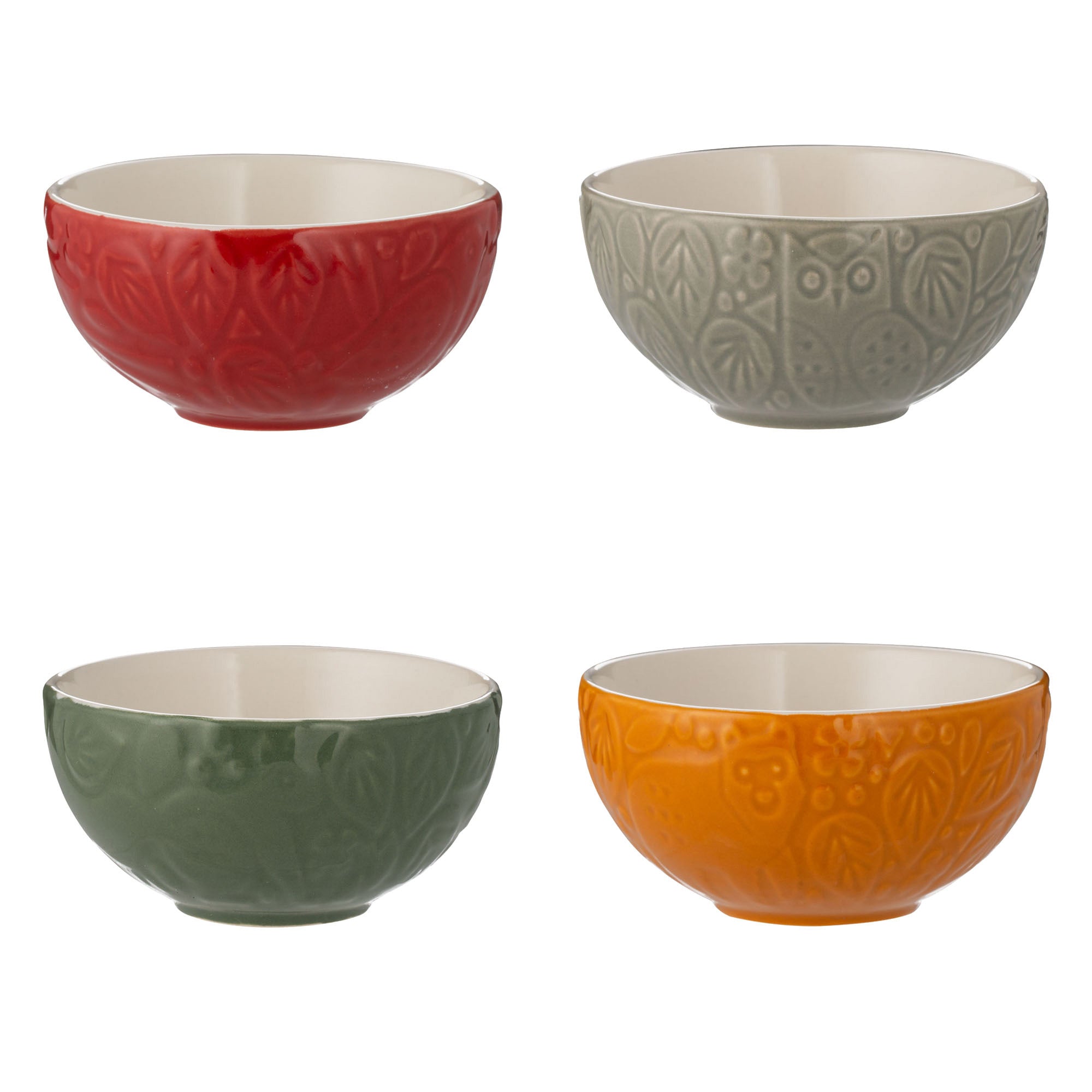 Mason Cash In The Forest Set of 4 Prep Bowls, 10 x 5cm / 175ml