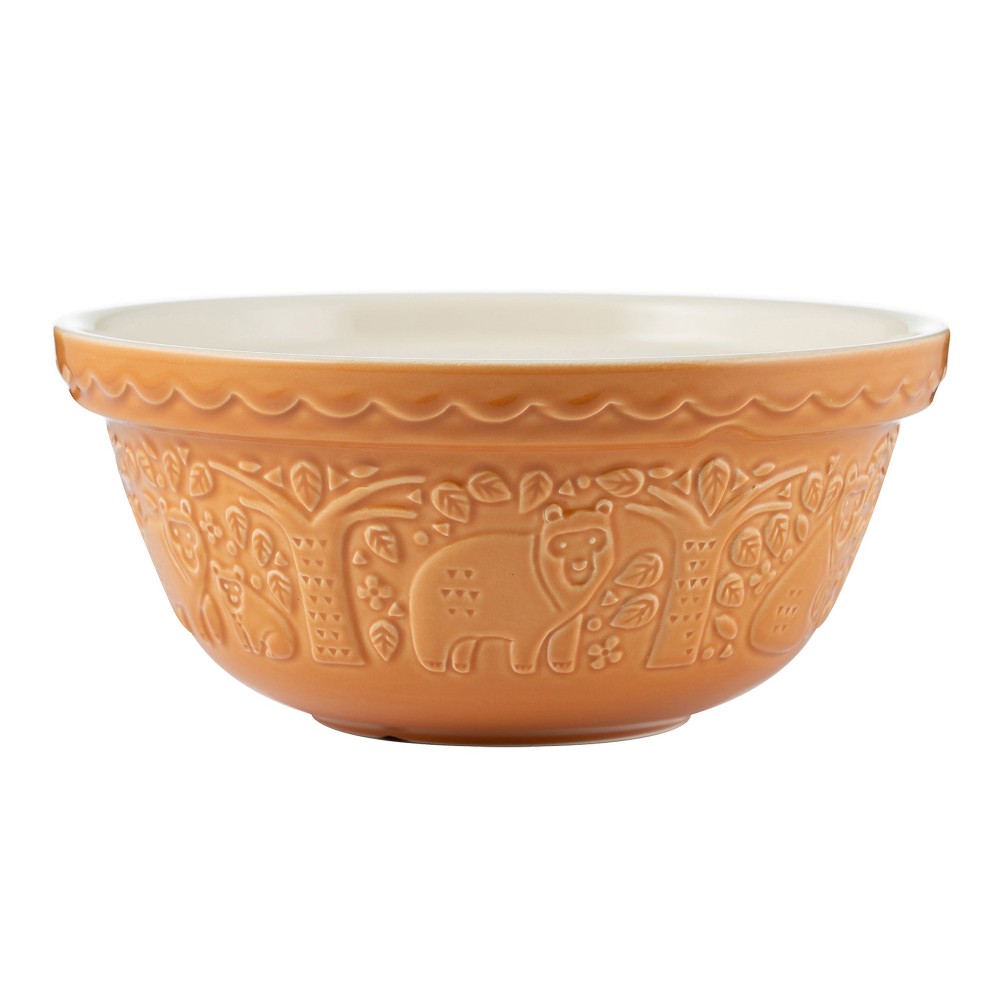Mason Cash In The Forest Bear Ochre Mixing Bowl, 24cm/ 2 Litre