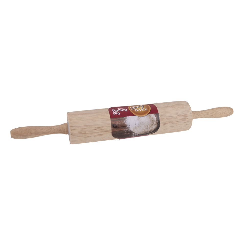 Daily Bake Rolling Pin – Rubberwood, 45cm