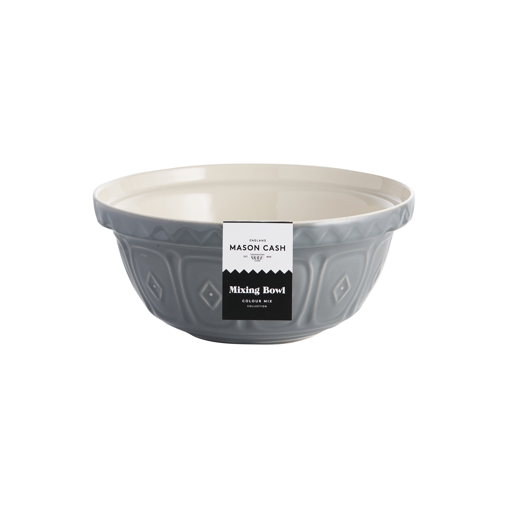 Mason Cash Grey Colour Mixing Bowl, 24cm / 2 Litre