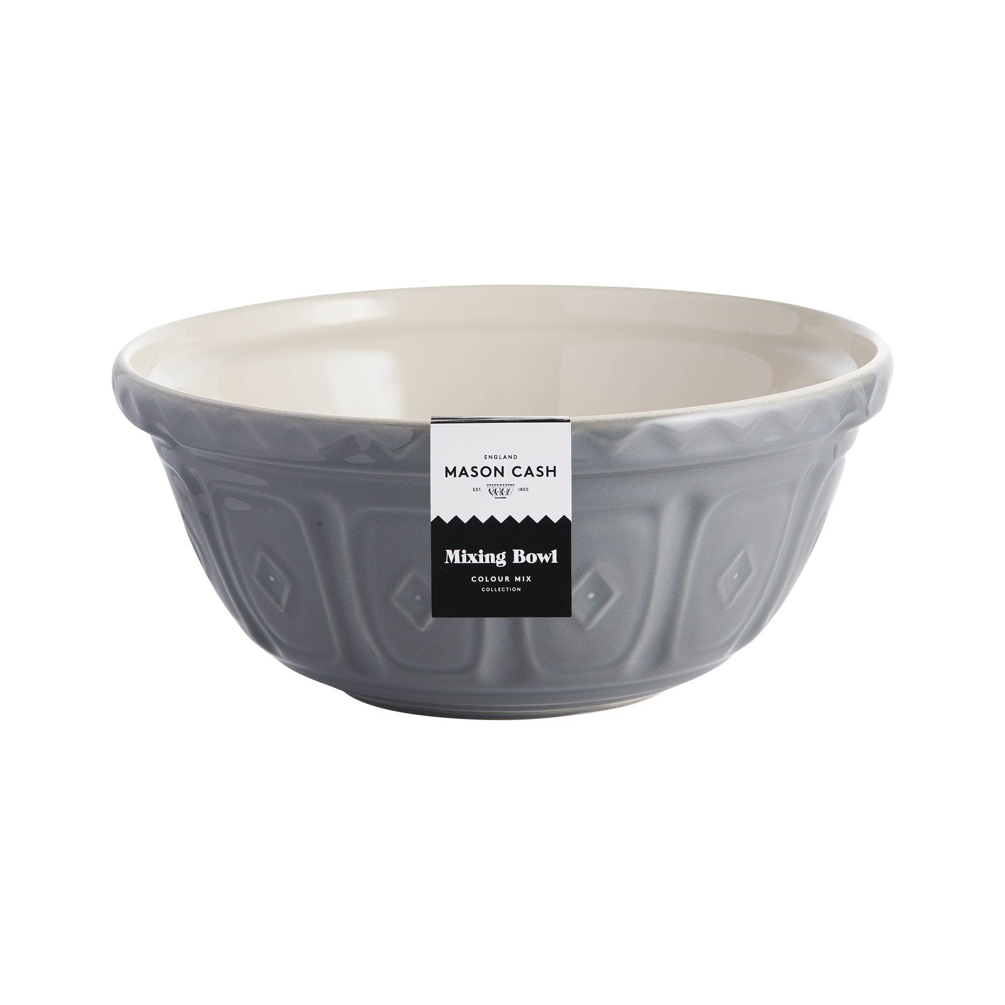 Mason Cash Grey Colour Mixing Bowl, 29cm / 4 Litre