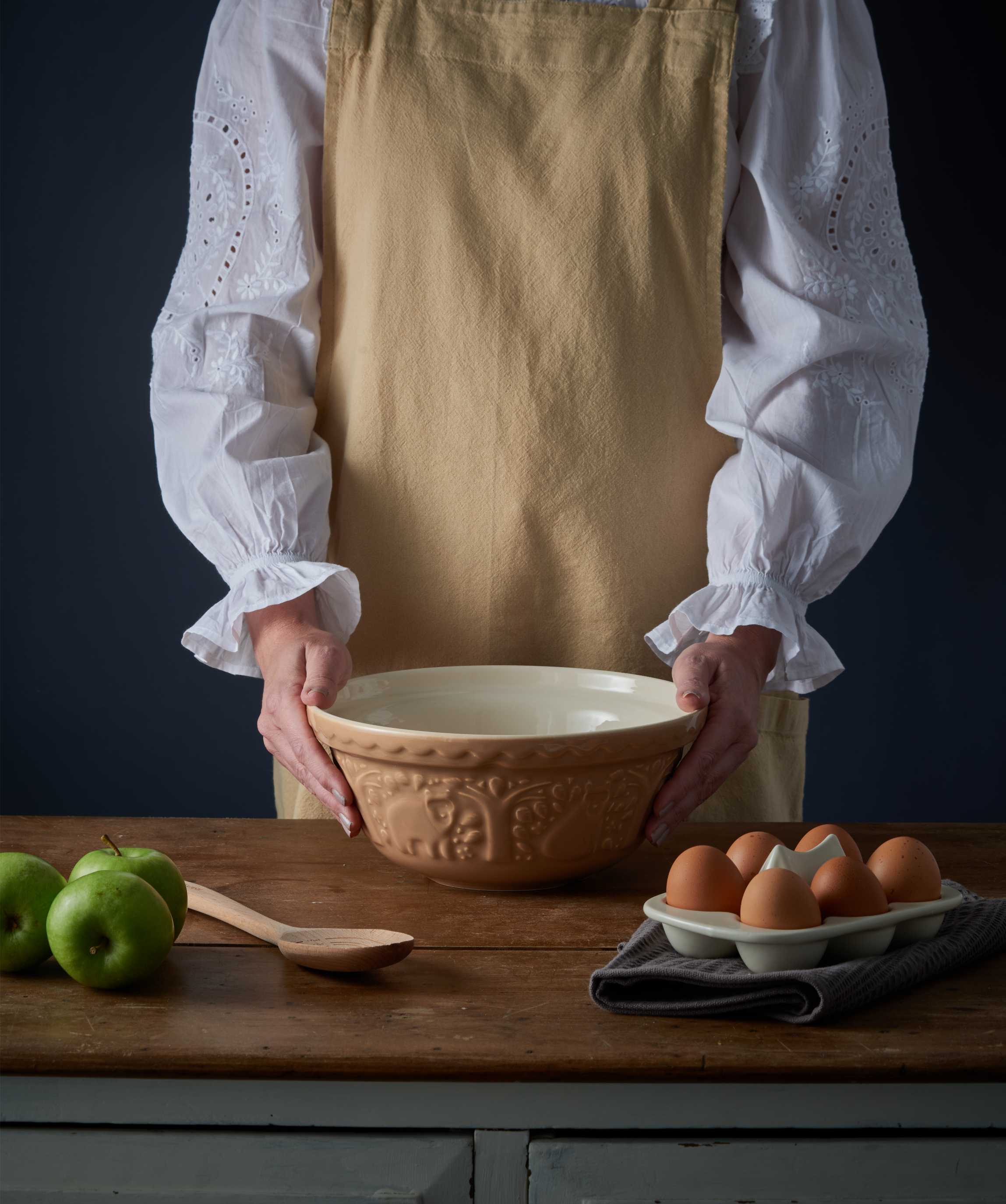 Mason Cash In The Forest Bear Cane Mixing Bowl, 24cm/ 2 Litre
