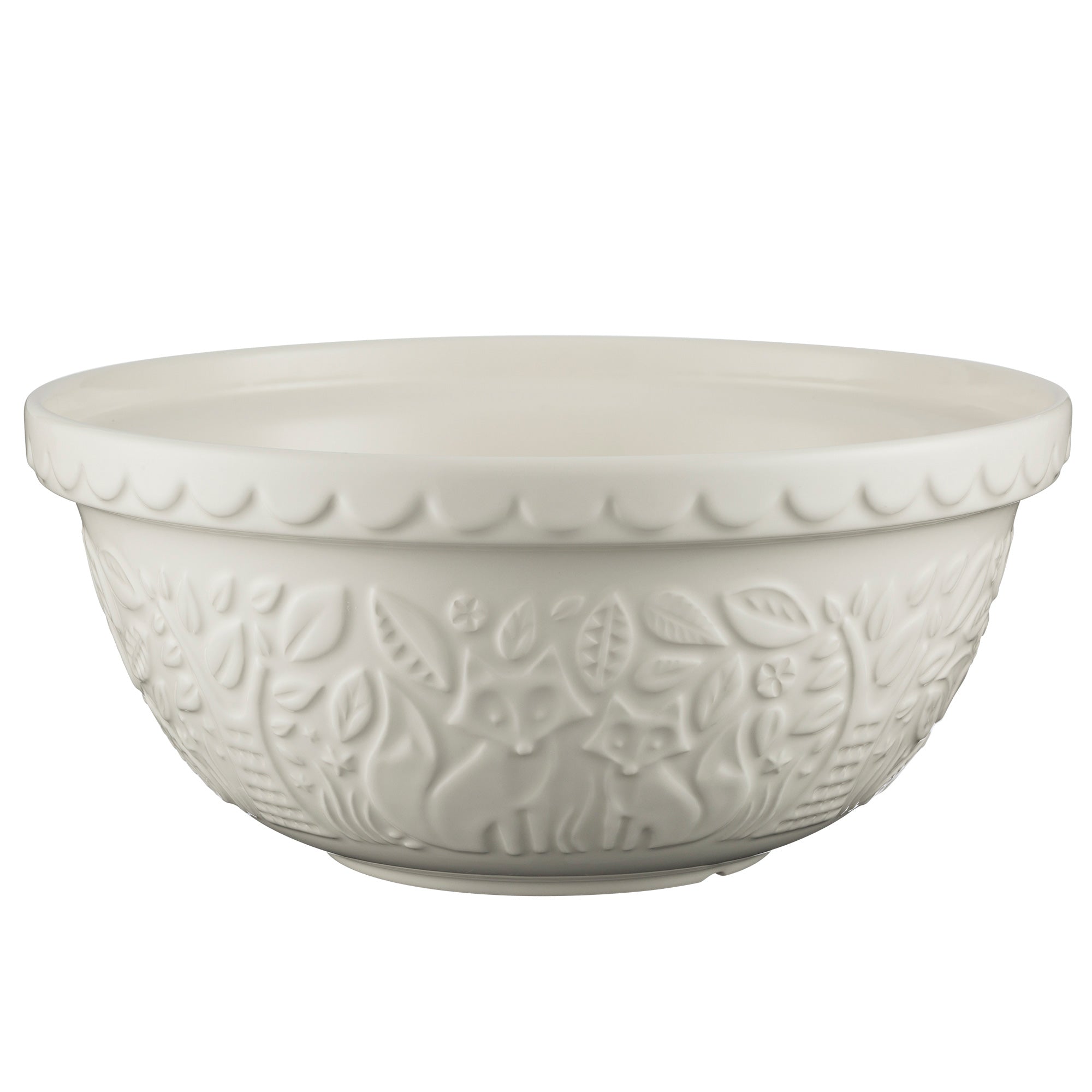 Mason Cash In The Forest Fox Cream Mixing Bowl, 29cm/ 4 Litre