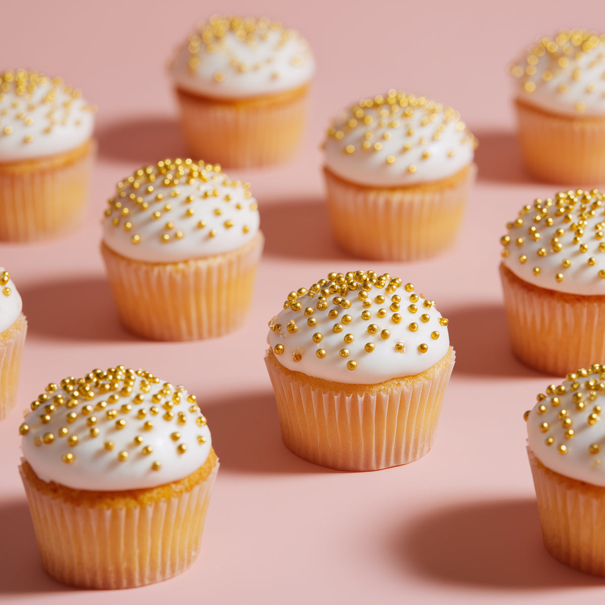 Sprinks Crunchy Shiny Gold 2mm Sprinkles 75g