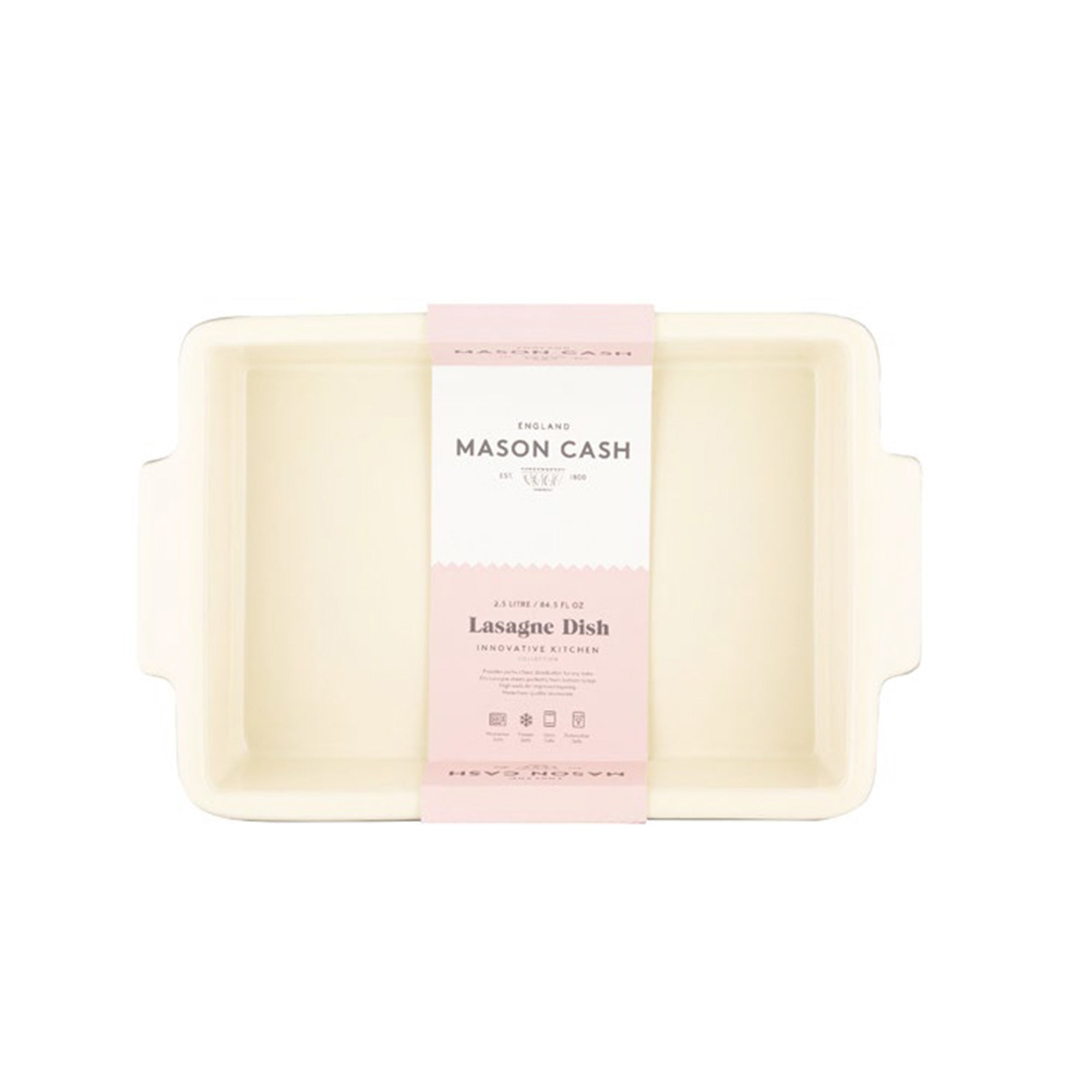 Mason Cash Innovative Kitchen Lasagne Dish, 2.5 Litre / 31.5 x 20.5 x 7.3cm