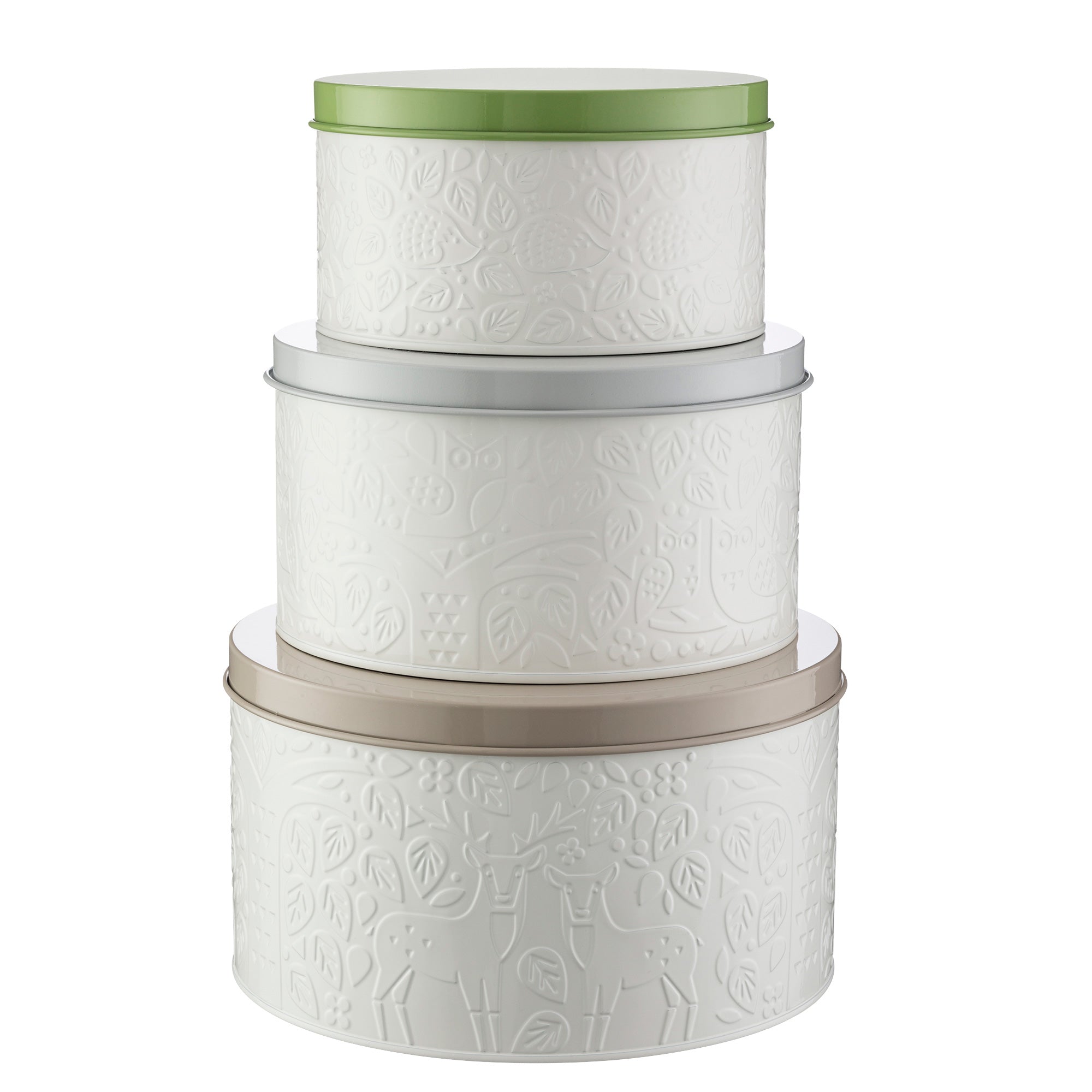 Mason Cash In the Forest Set of 3 Cake Tins, (19cm, 22cm, 25cm)
