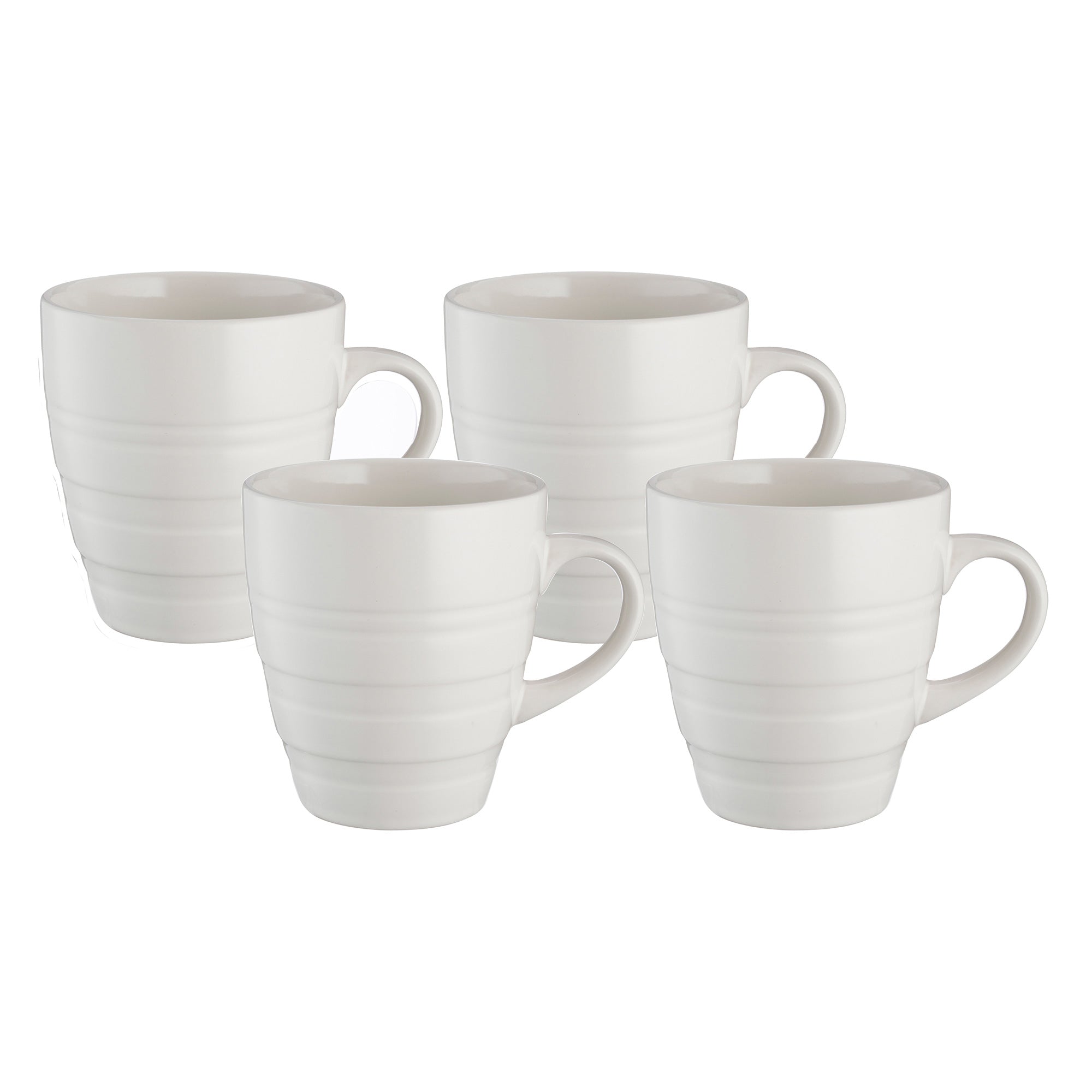 Mason Cash Original Cane Cream Set of 4 Mugs, 350ml