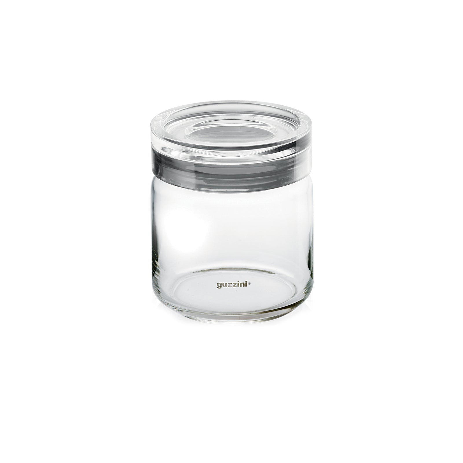 Guzzini Food Storage Jar Medium Grey