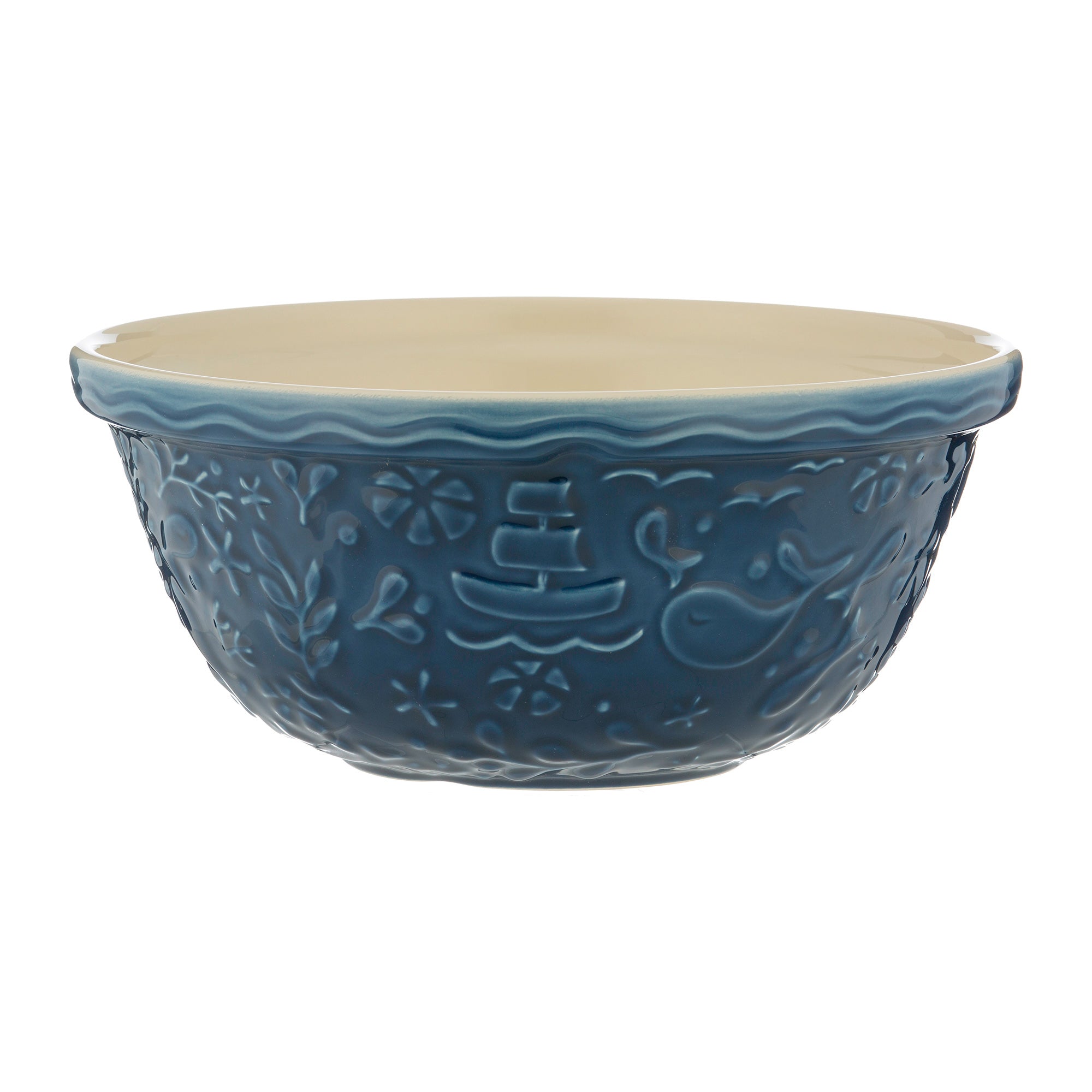 Mason Cash Nautical Navy Boat Mixing Bowl, 29cm/4 Litre