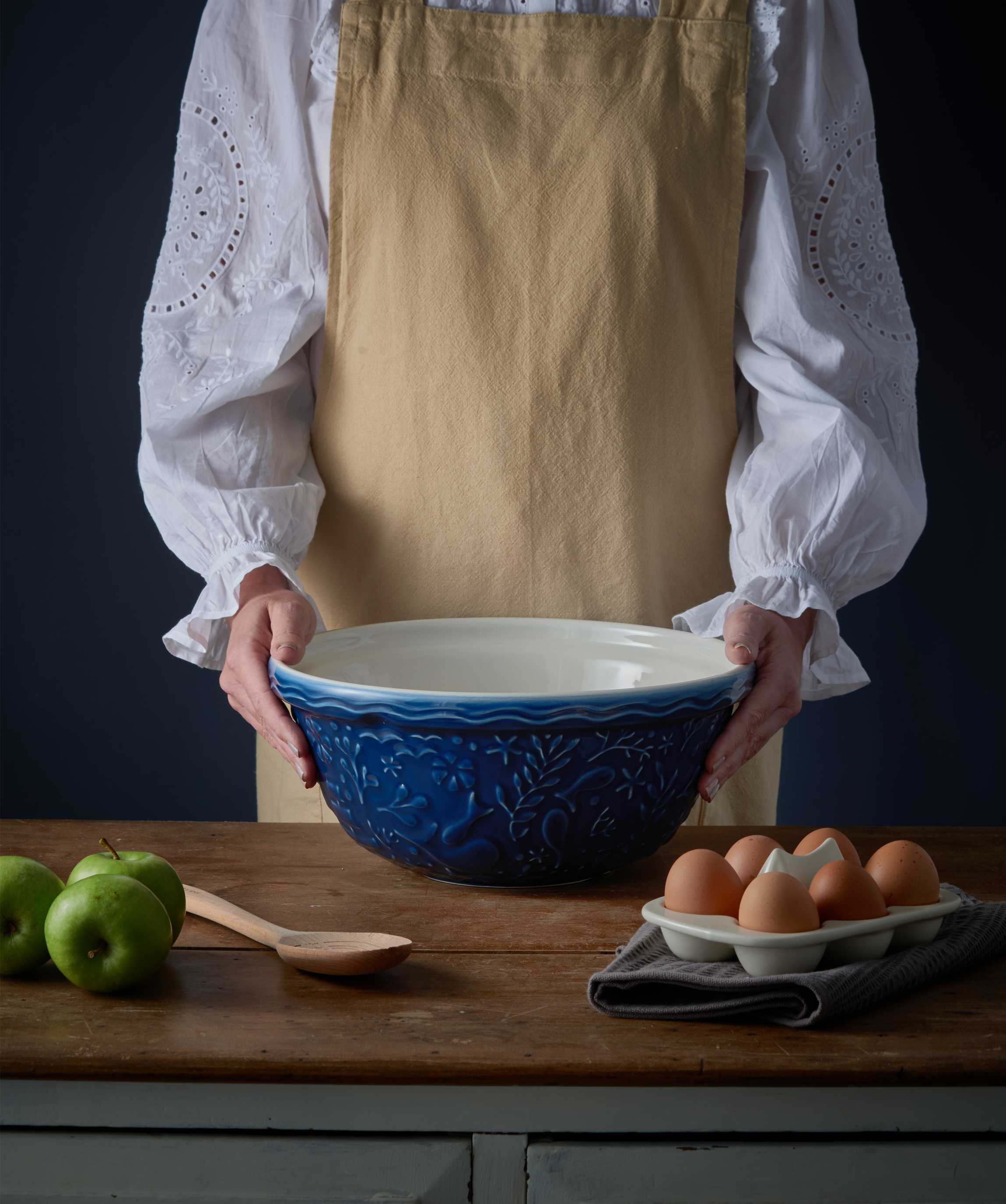 Mason Cash Nautical Navy Boat Mixing Bowl, 29cm/4 Litre
