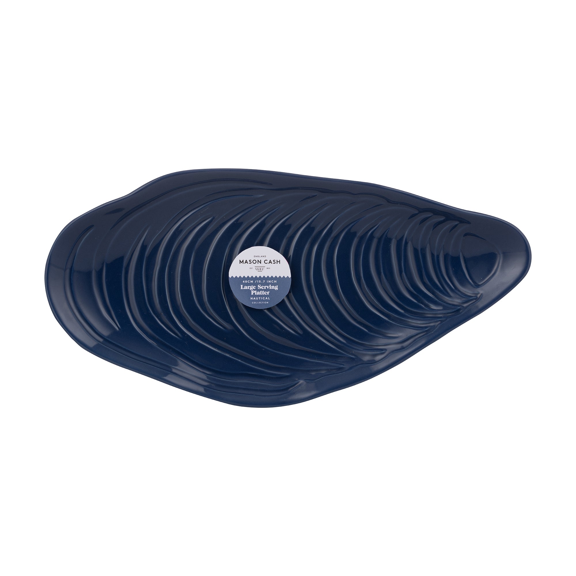 Mason Cash Nautical Large Shell Platter, 40.4 x 20 x 3.5cm