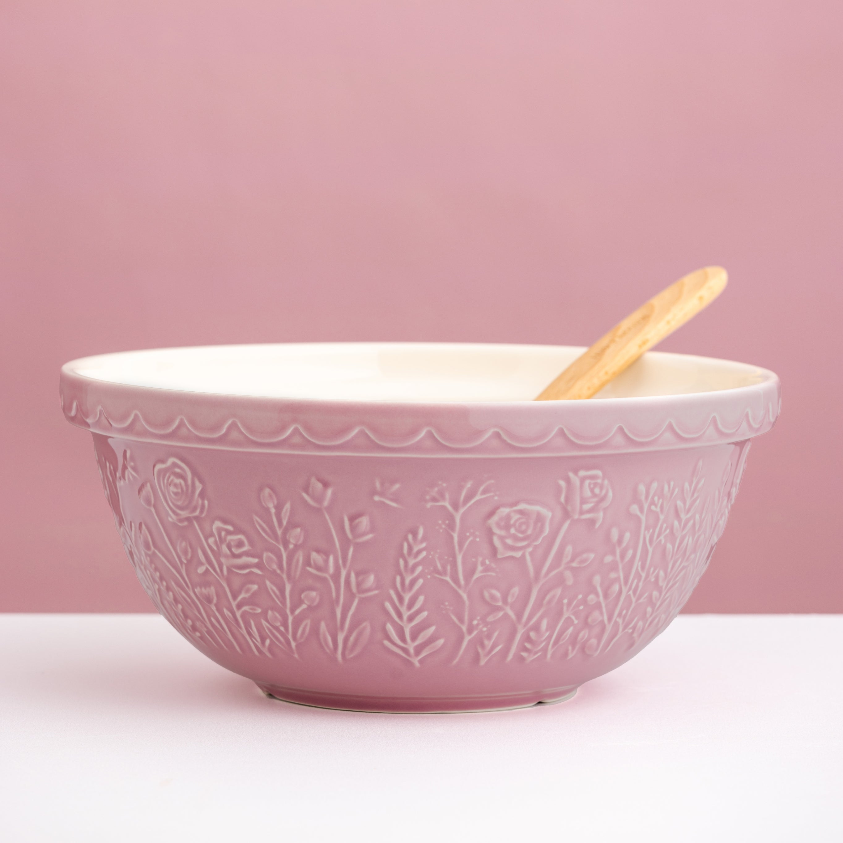 Mason Cash In The Meadow Pink Rose Mixing Bowl - 4 Litre / 29cm