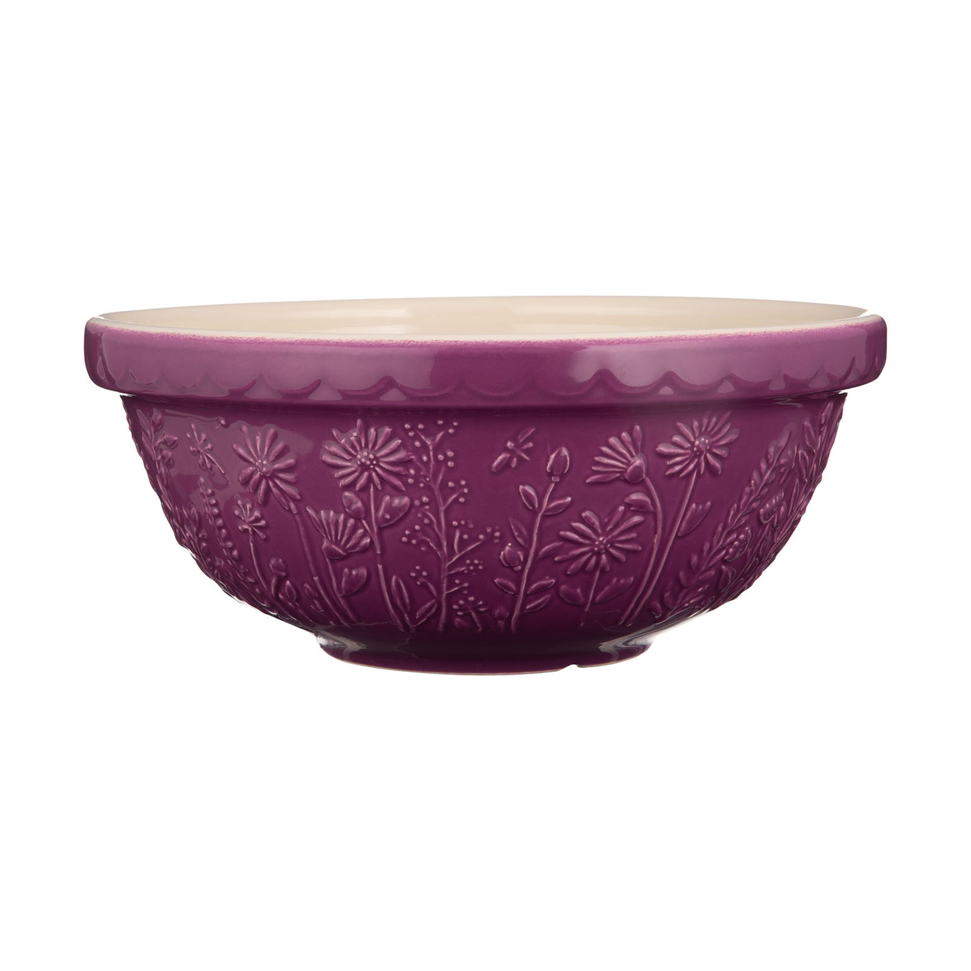 Mason Cash In The Meadow Purple Daisy Mixing Bowl, 26cm / 2.7 Litre