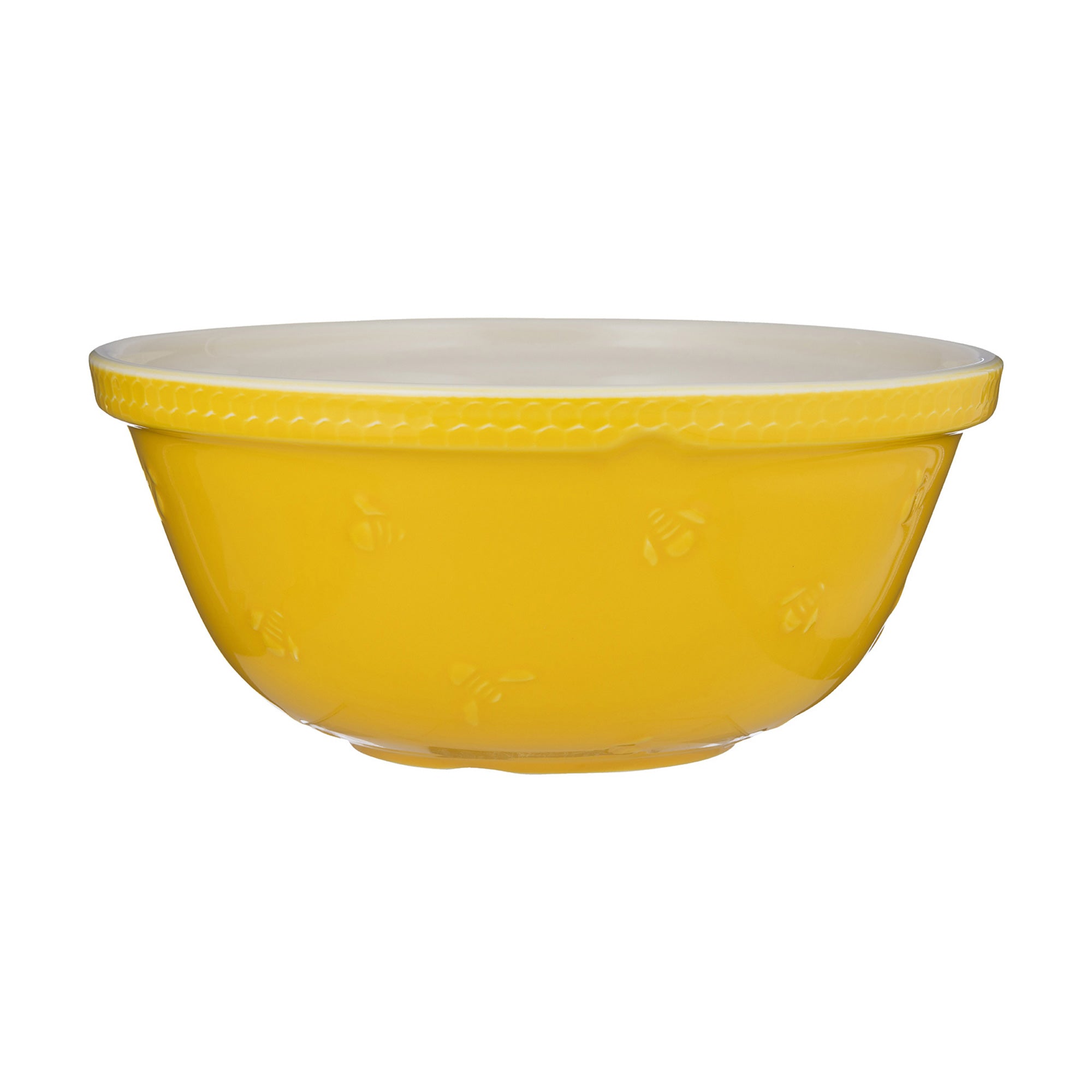 Mason Cash Sweet Bee Yellow Mixing Bowl, 29cm / 4 Litre