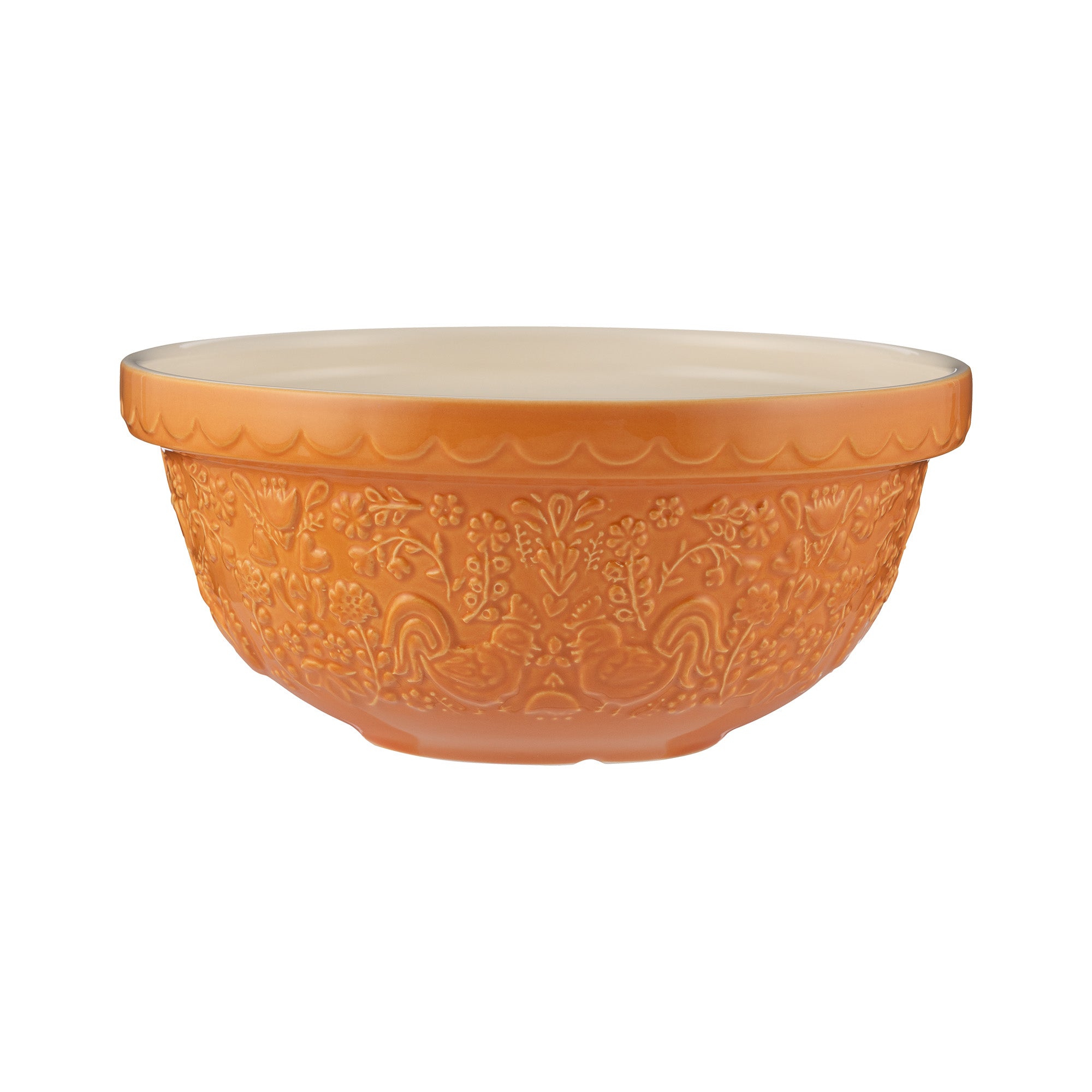 Mason Cash Home To Roost Orange Hen Mixing Bowl - 2 Litre / 24cm