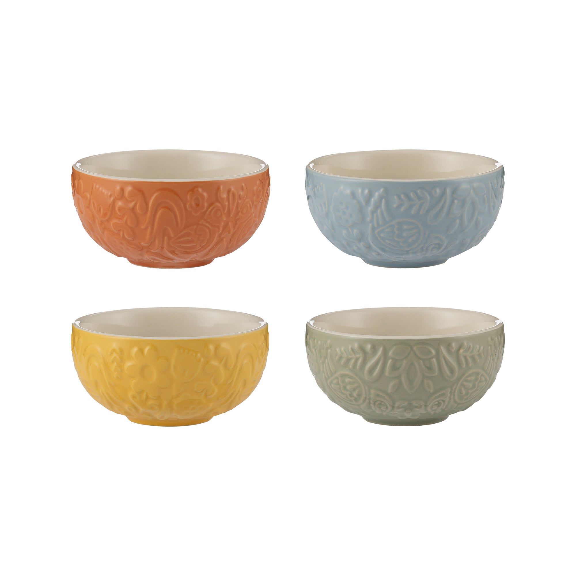 Mason Cash Home To Roost Set of 4 Prep Bowls - 175ml / 10 x 5cm